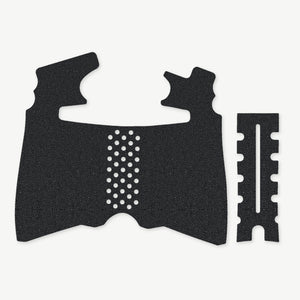 Grip Kit for Archon Type B (Gen 1) - die-cut Cordura 1000D kit pieces in Black - Combat Textiles