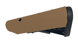 Cordura 1000D stock wrap on the B5 Systems Bravo Stock in Coyote - Combat Textiles