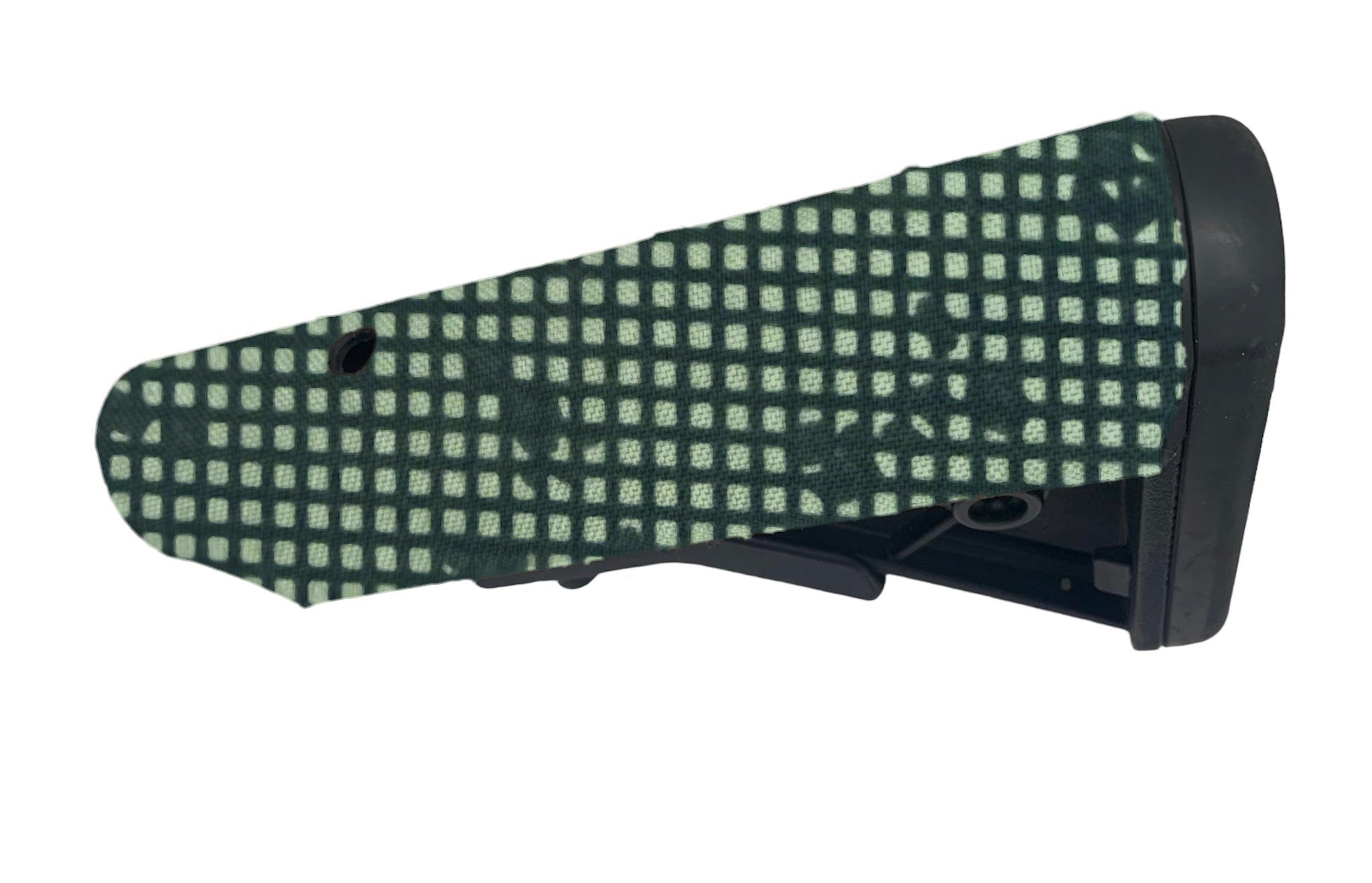 Cordura 1000D stock wrap on the B5 Systems Bravo Stock in Desert Night Camo - Combat Textiles