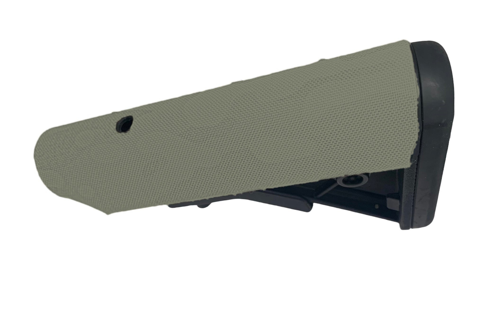 Cordura 1000D stock wrap on the B5 Systems Bravo Stock in OD Green - Combat Textiles
