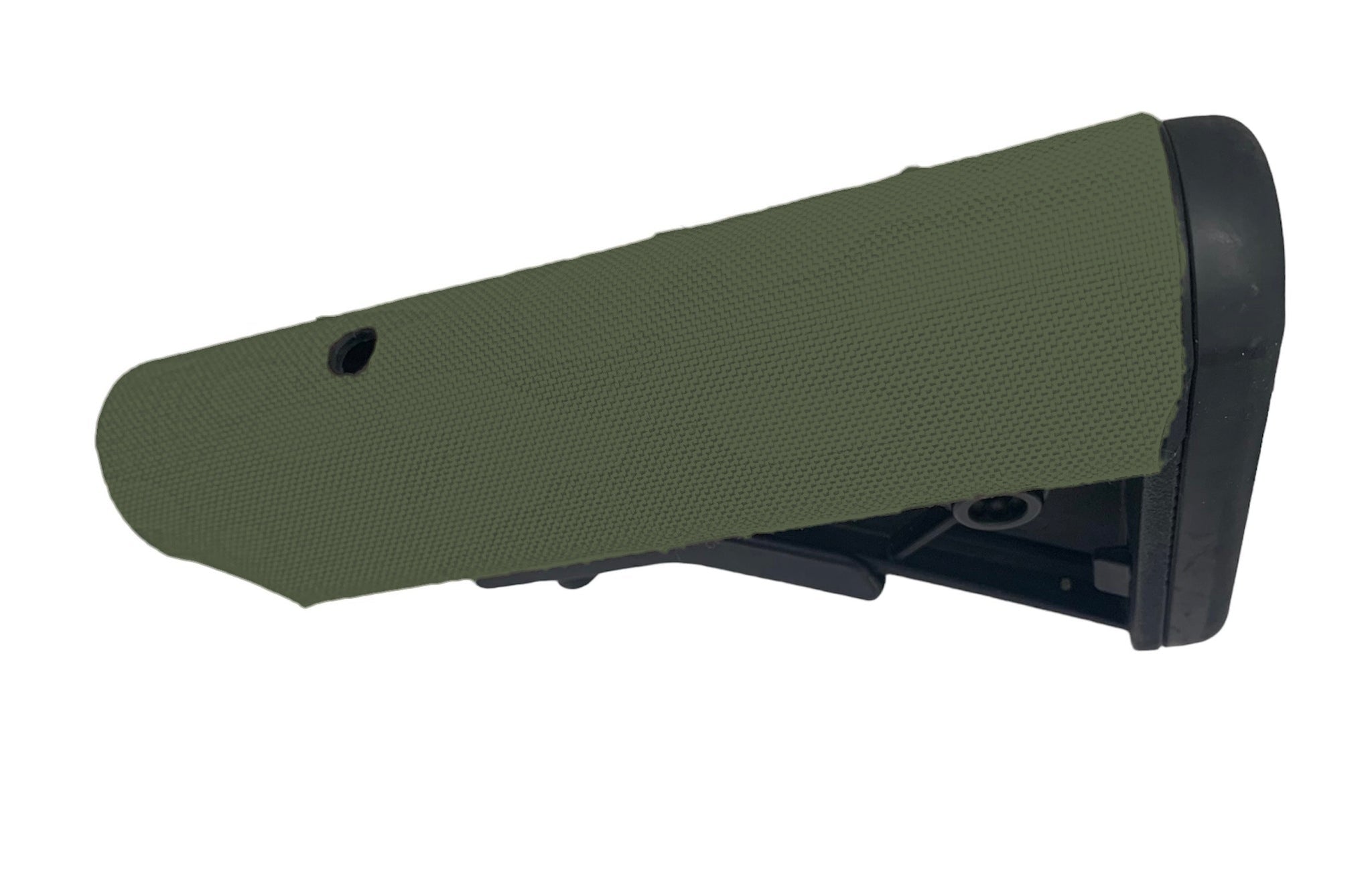 Cordura 1000D stock wrap on the B5 Systems Bravo Stock in Ranger Green - Combat Textiles