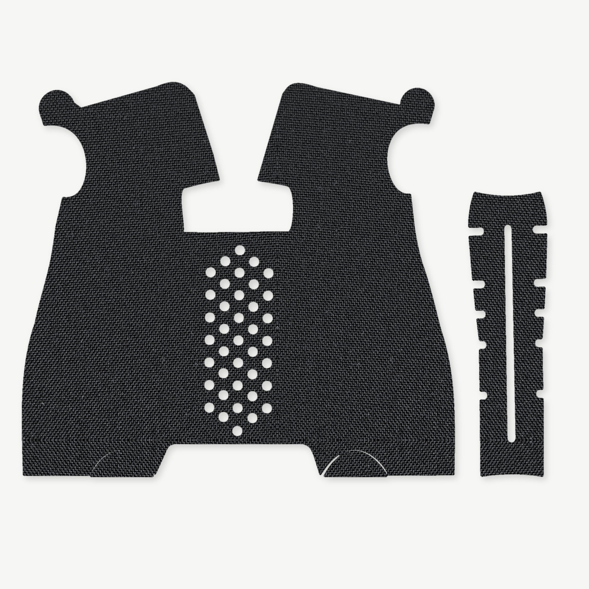 Grip Kit for BCM Mod 1 - die-cut Cordura 1000D kit pieces in Black - Combat Textiles