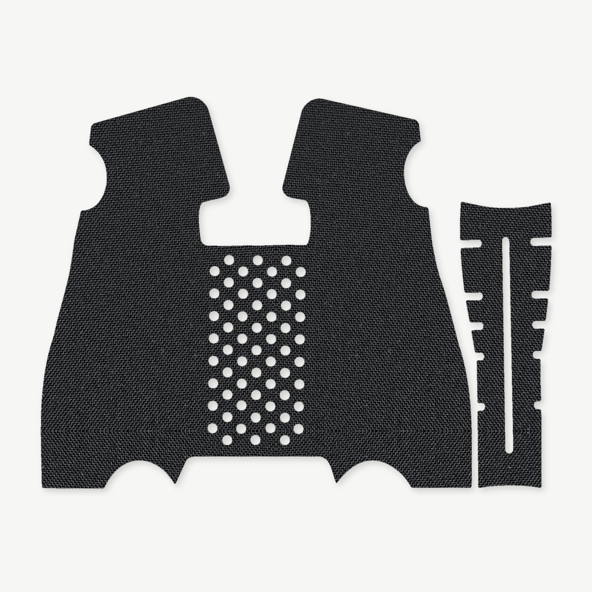 Grip Kit for BCM Mod 3 - die-cut Cordura 1000D kit pieces in Black - Combat Textiles