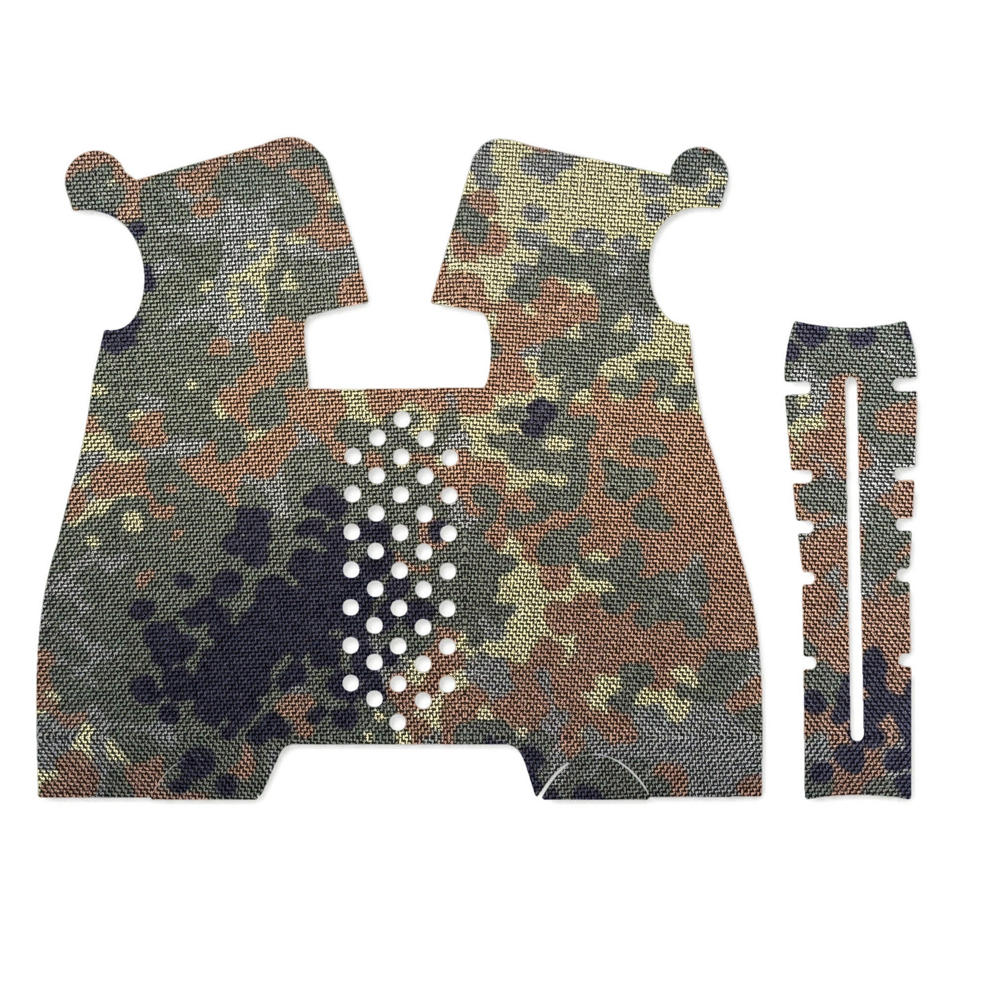 BCM Mod 1 grip wrap kit outline, Flecktarn