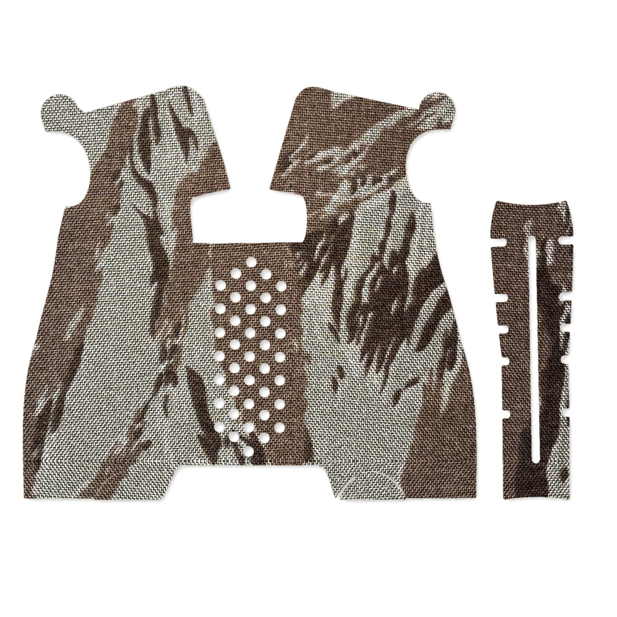 BCM Mod 1 grip wrap kit outline, Tiger Stripe (ABU)