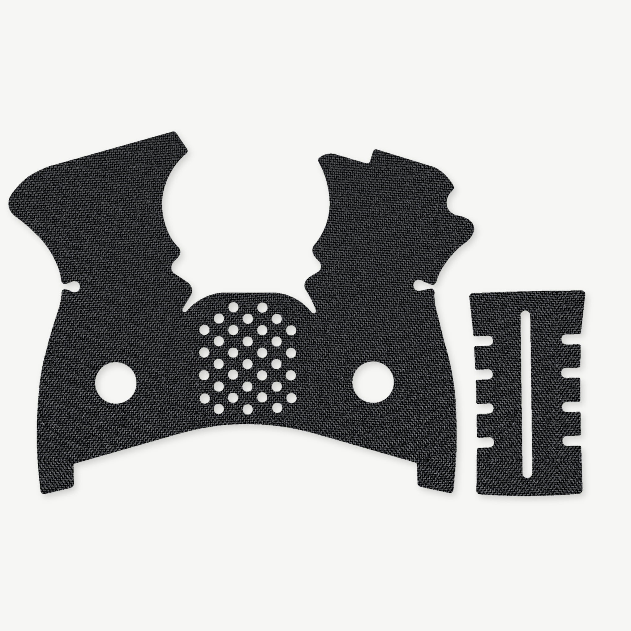 Grip Kit for Beretta PX4 Storm Subcompact - die-cut Cordura 1000D kit pieces in Black - Combat Textiles
