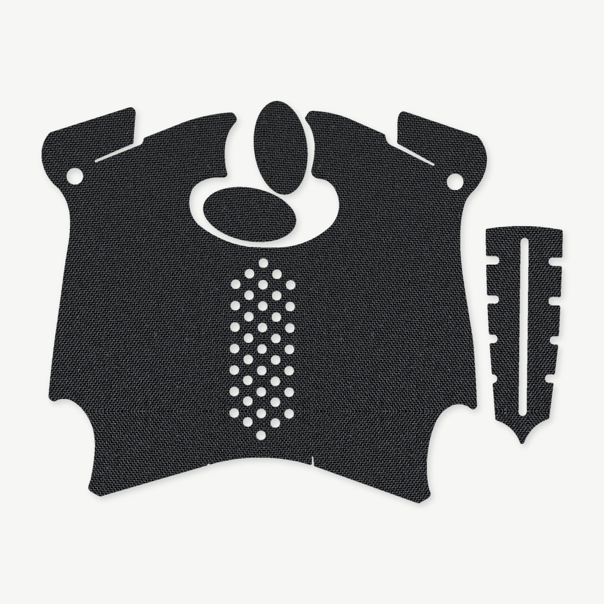 Grip Kit for Canik Mete/Rival/TTI Combat - die-cut Cordura 1000D kit pieces in Black - Combat Textiles