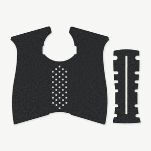 Grip Kit for CZ P-09 - die-cut Cordura 1000D kit pieces in Black - Combat Textiles