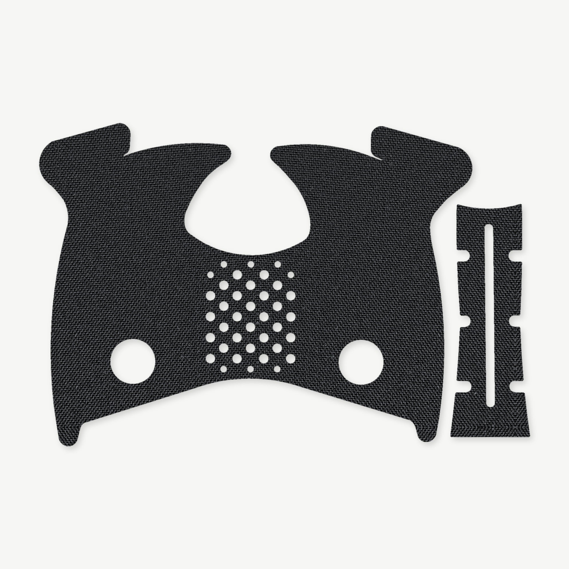 Grip Kit for CZ P10S - die-cut Cordura 1000D kit pieces in Black - Combat Textiles