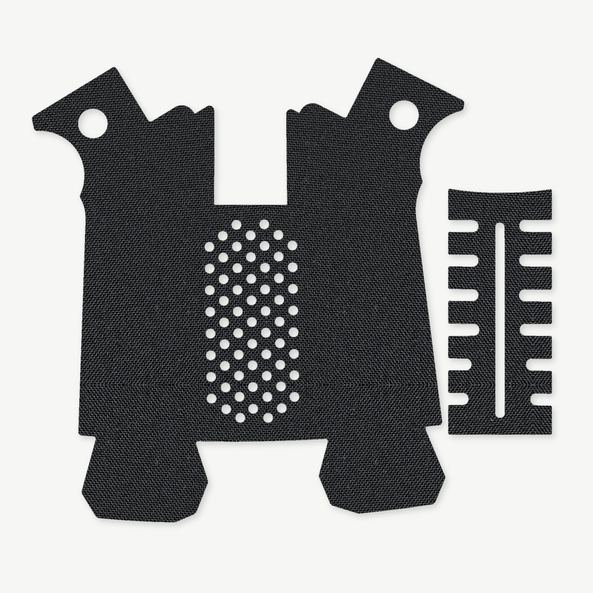 Grip Kit for CZ Scorpion EVO 3 - die-cut Cordura 1000D kit pieces in Black - Combat Textiles