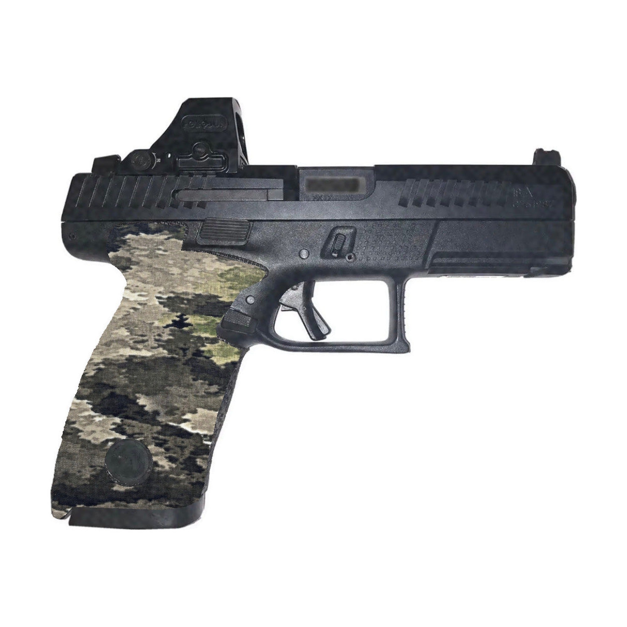 CZ P10C Cordura grip wrap, A-TACS iX