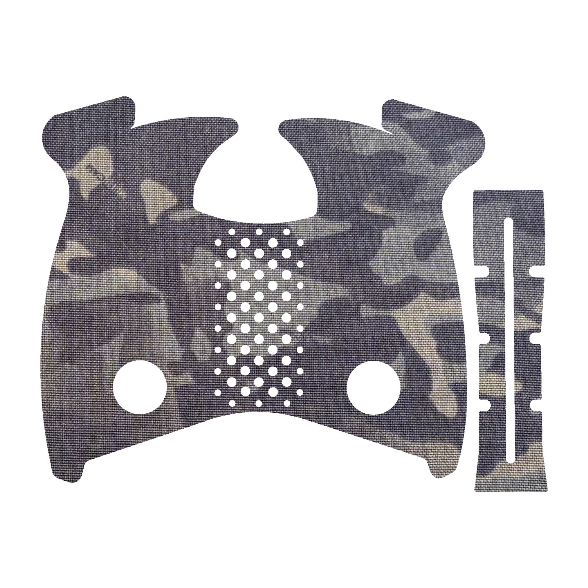 CZ P10C grip wrap kit outline, MultiCam Black