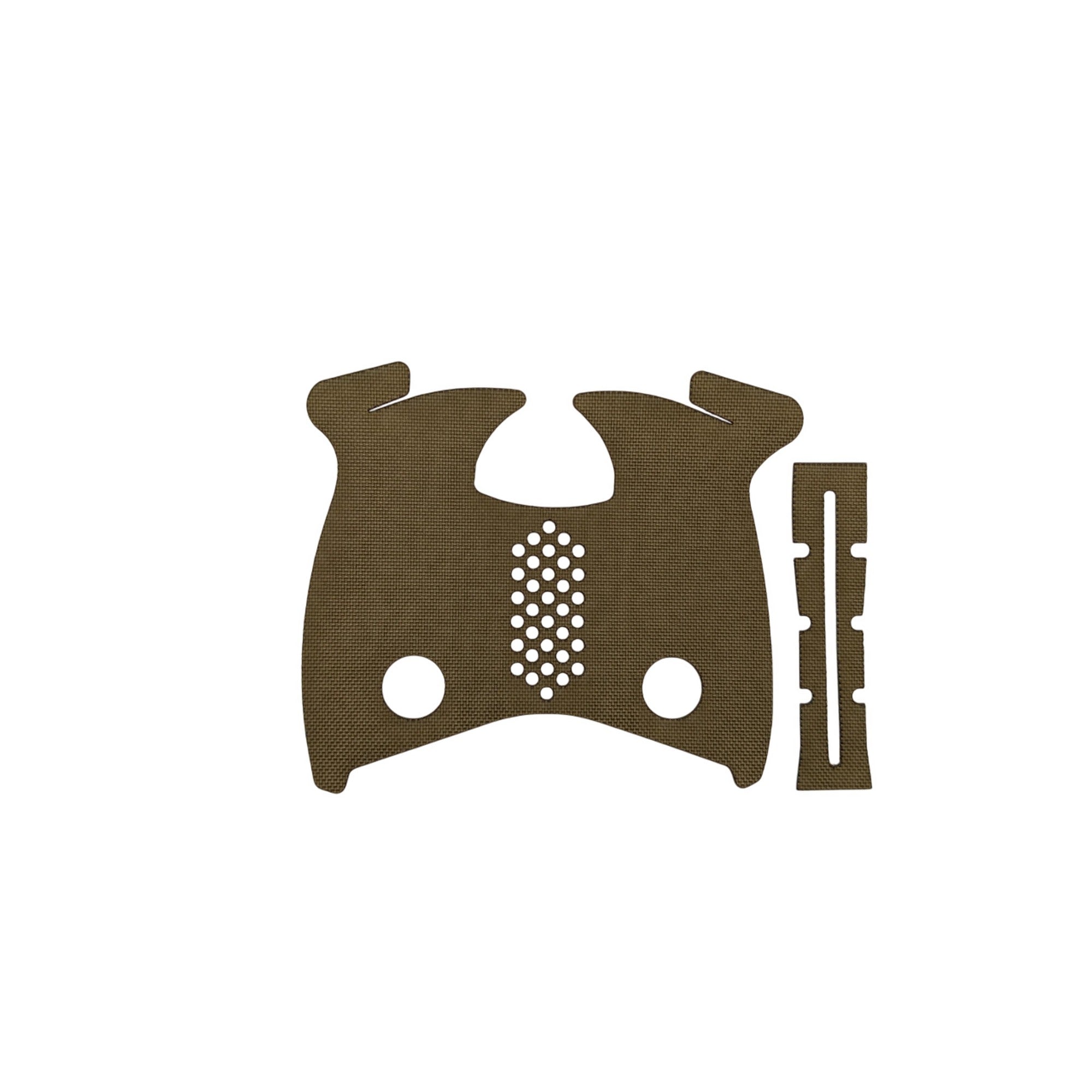 CZ P10C grip wrap kit outline, Coyote