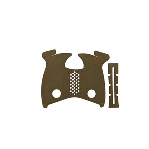 CZ P10C grip wrap kit outline, Coyote