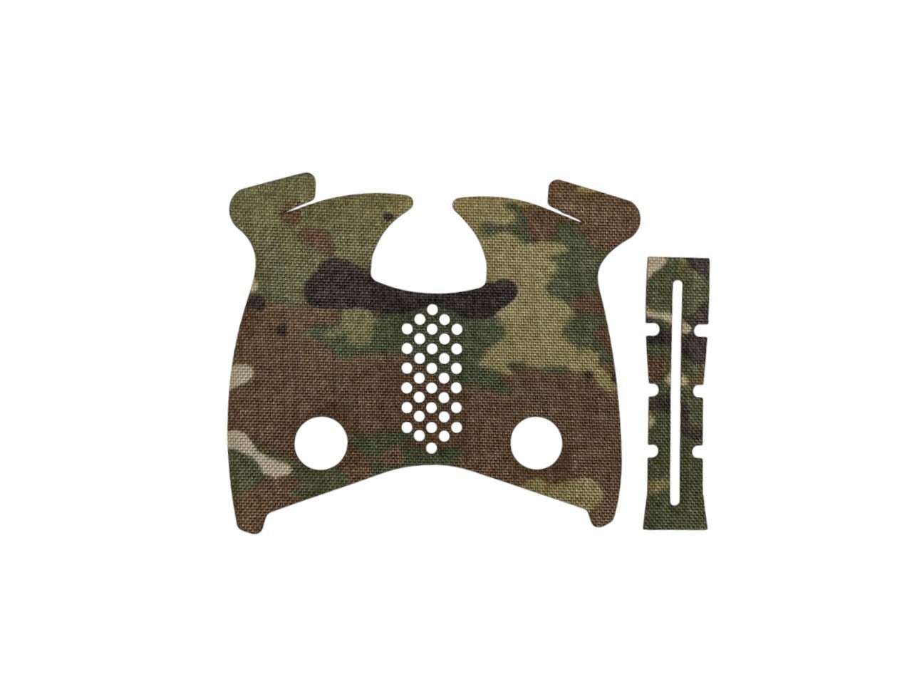 CZ P10C grip wrap kit outline, MultiCam