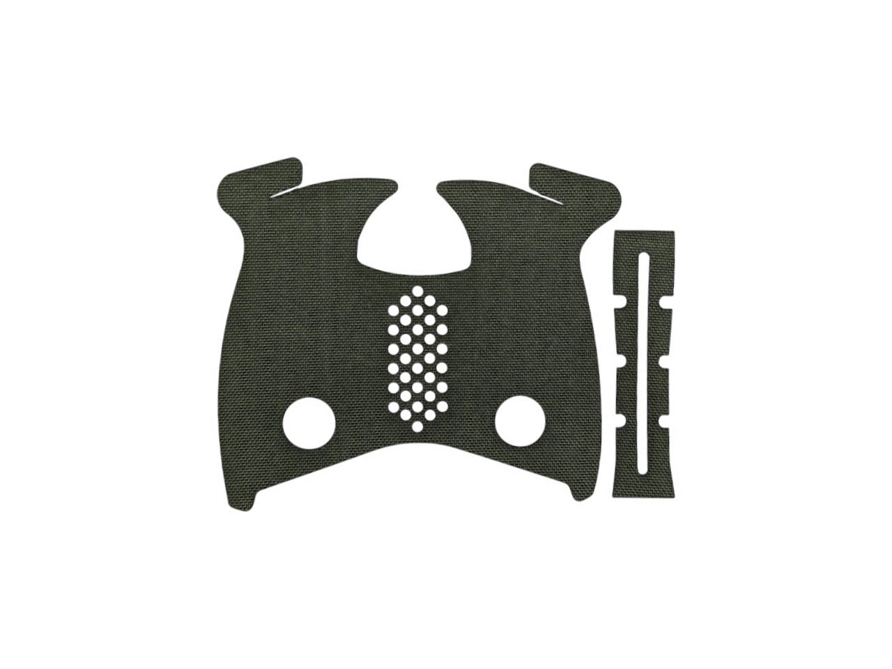 CZ P10C grip wrap kit outline, OD Green