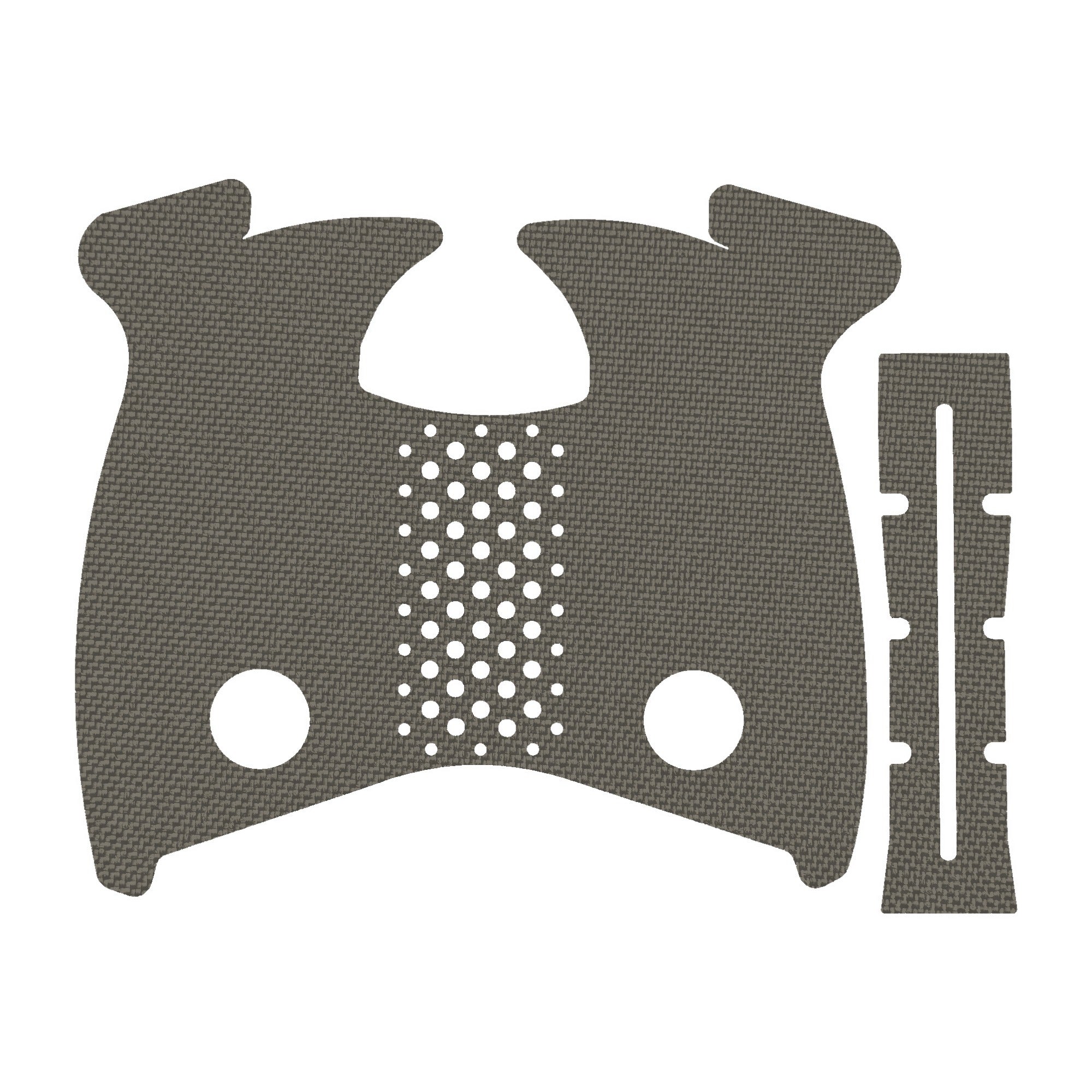 CZ P10C grip wrap kit outline, Ranger Green