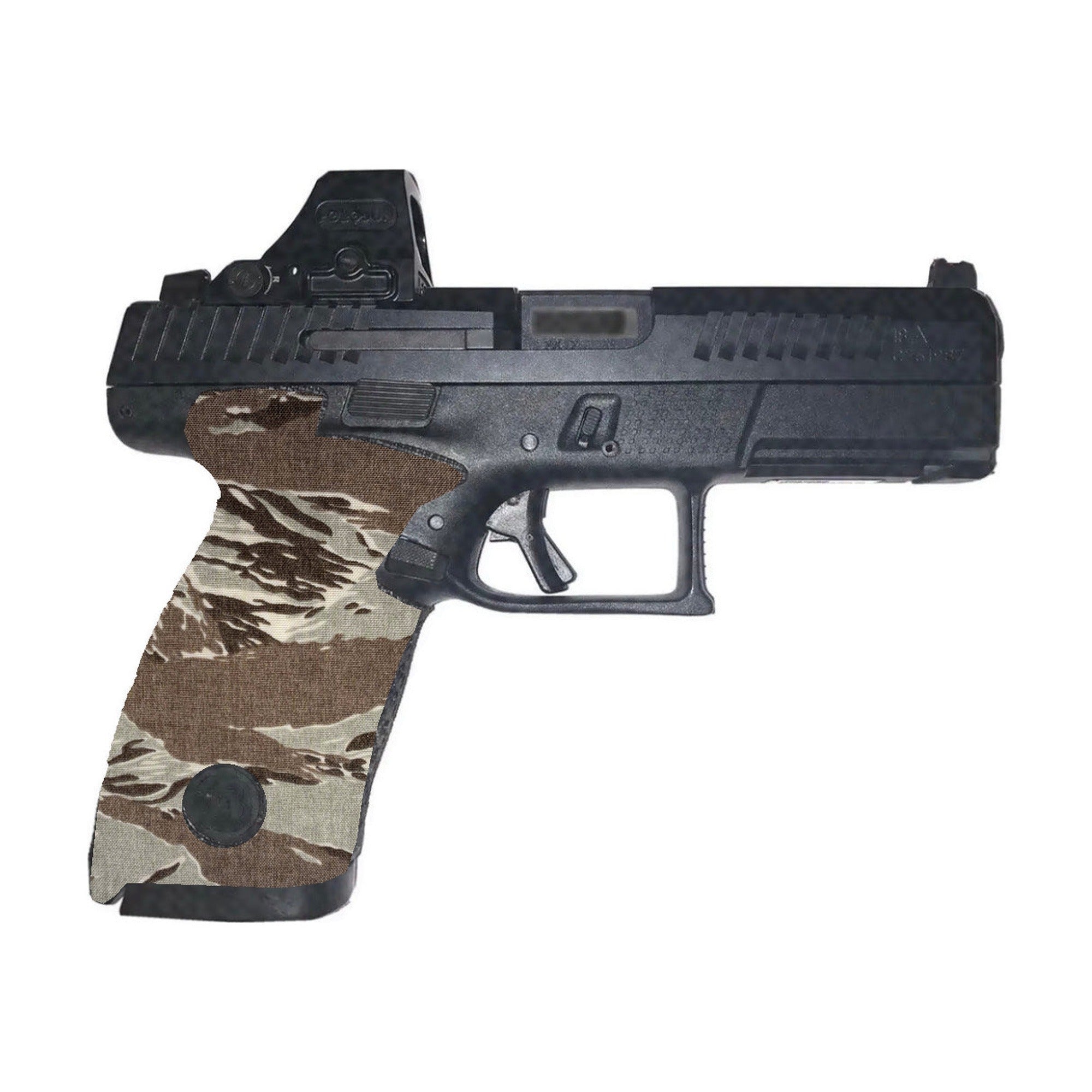 CZ P10C Cordura grip wrap, Tiger Stripe (ABU)