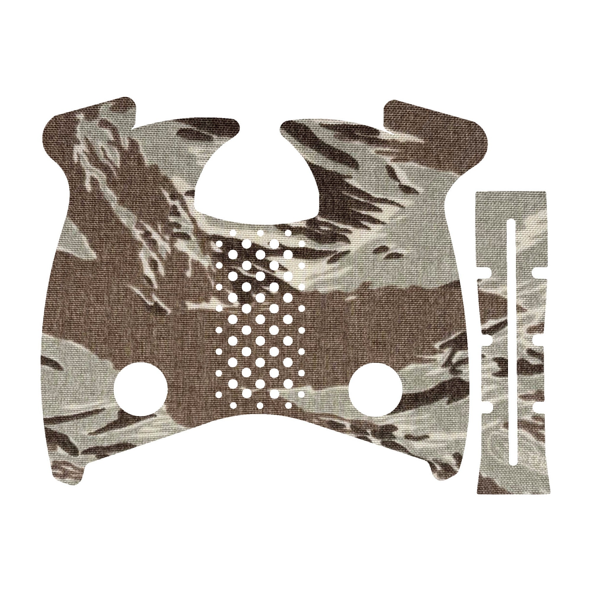 CZ P10C grip wrap kit outline, Tiger Stripe (ABU)