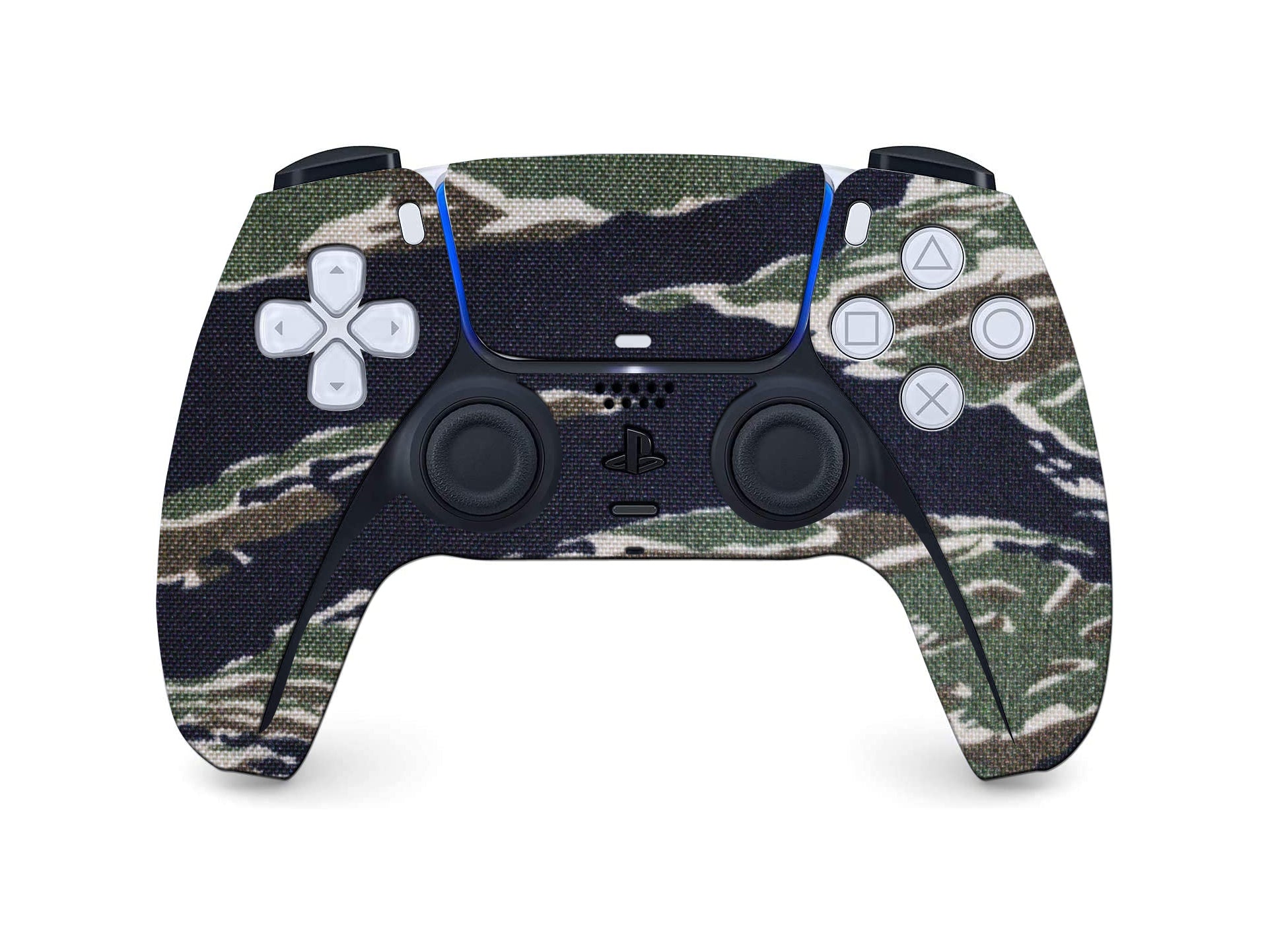 CTX-DualSenseCtrl - Tiger Stripe (Green/Black)