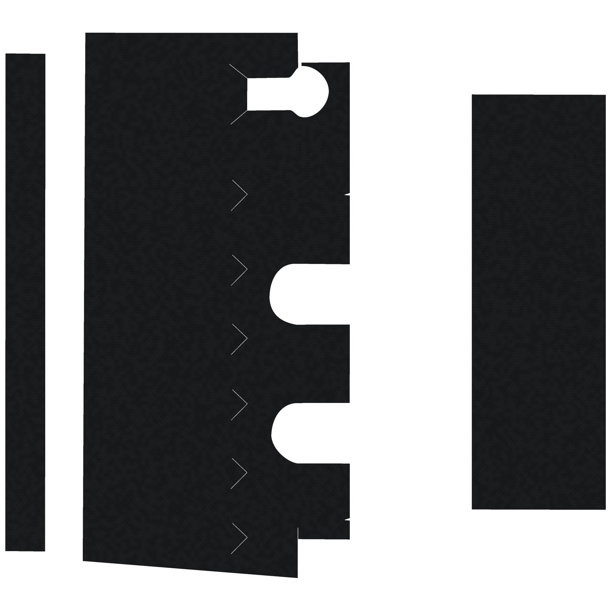EOTECH G33 Magnifier optic wrap kit outline, Black