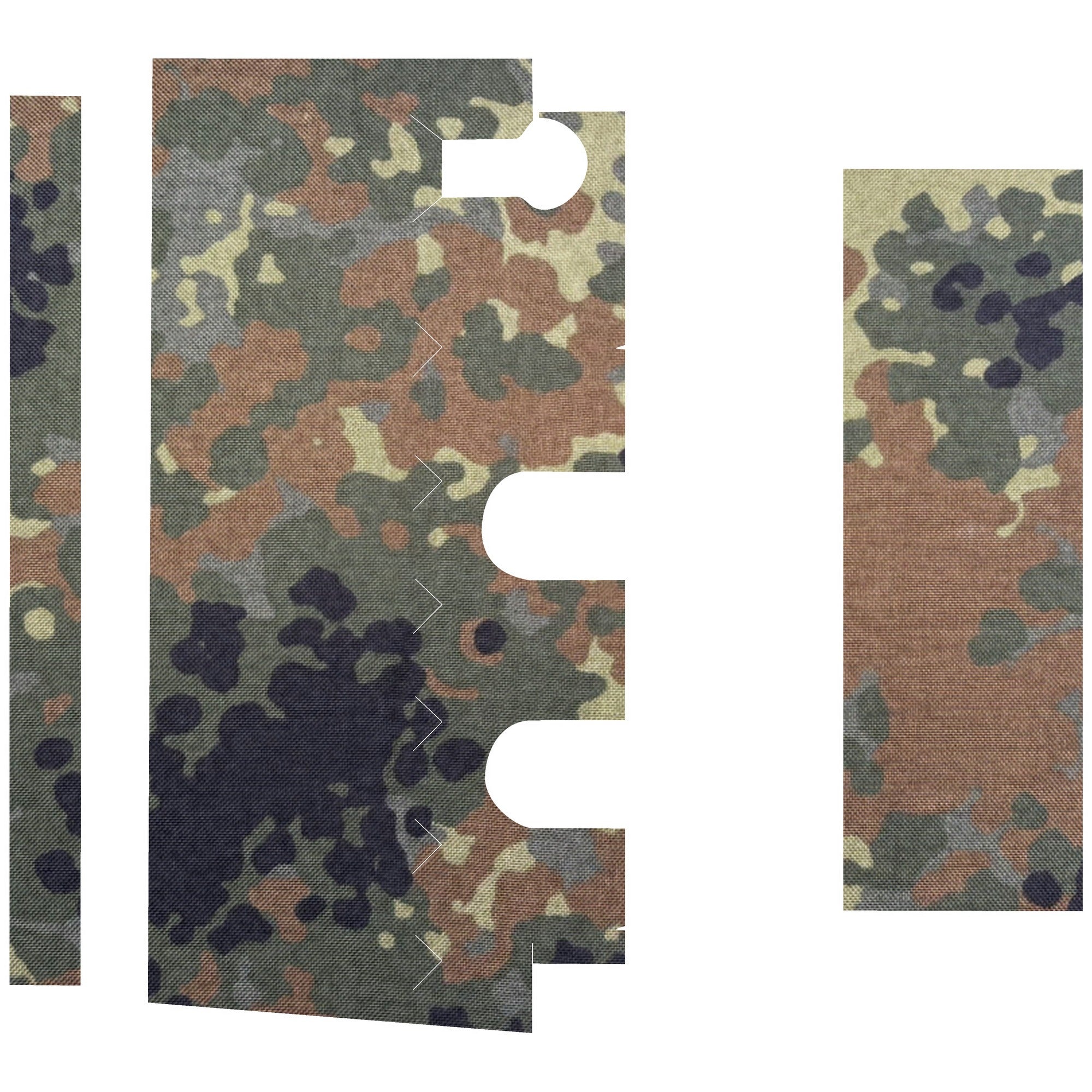 EOTECH G33 Magnifier optic wrap kit outline, Flecktarn