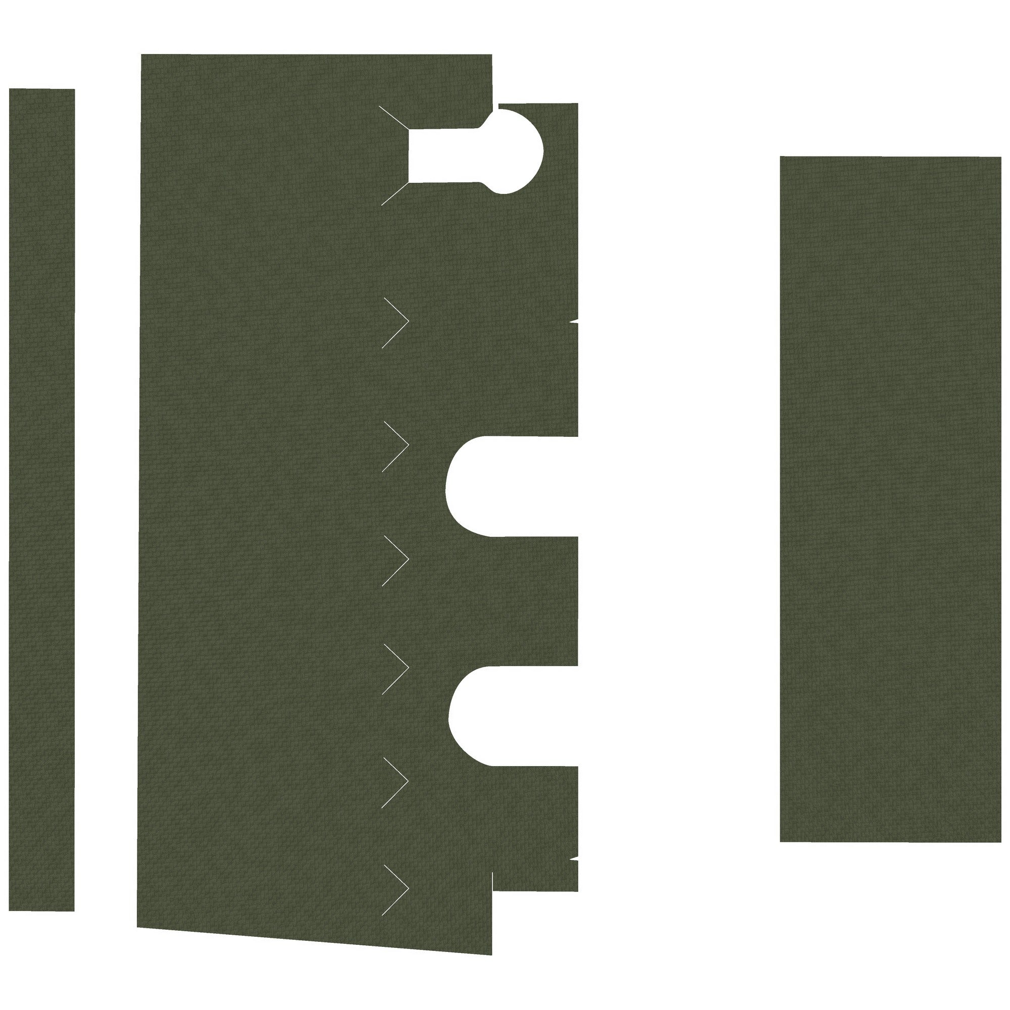 EOTECH G33 Magnifier optic wrap kit outline, OD Green