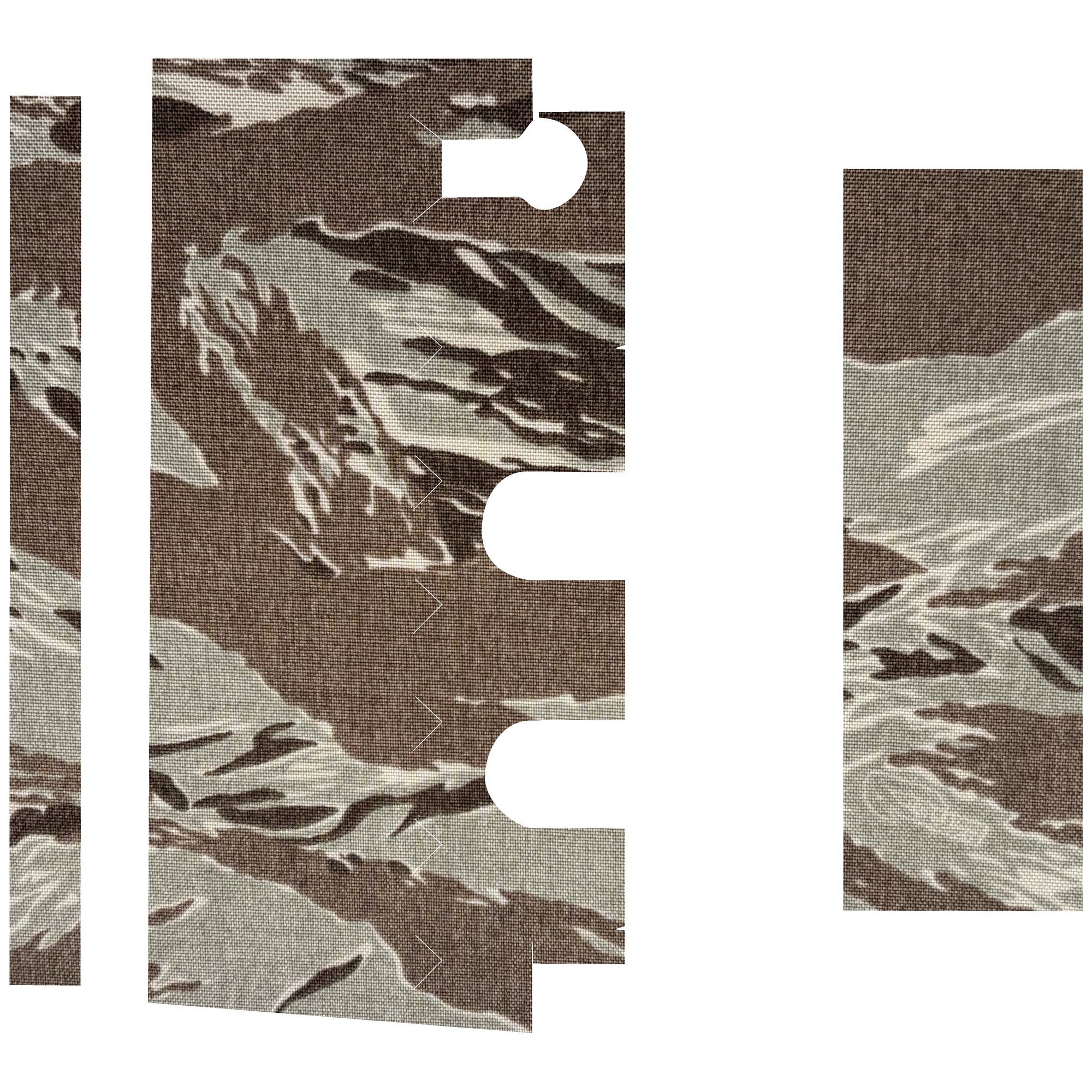 EOTECH G33 Magnifier optic wrap kit outline, Tiger Stripe (ABU)