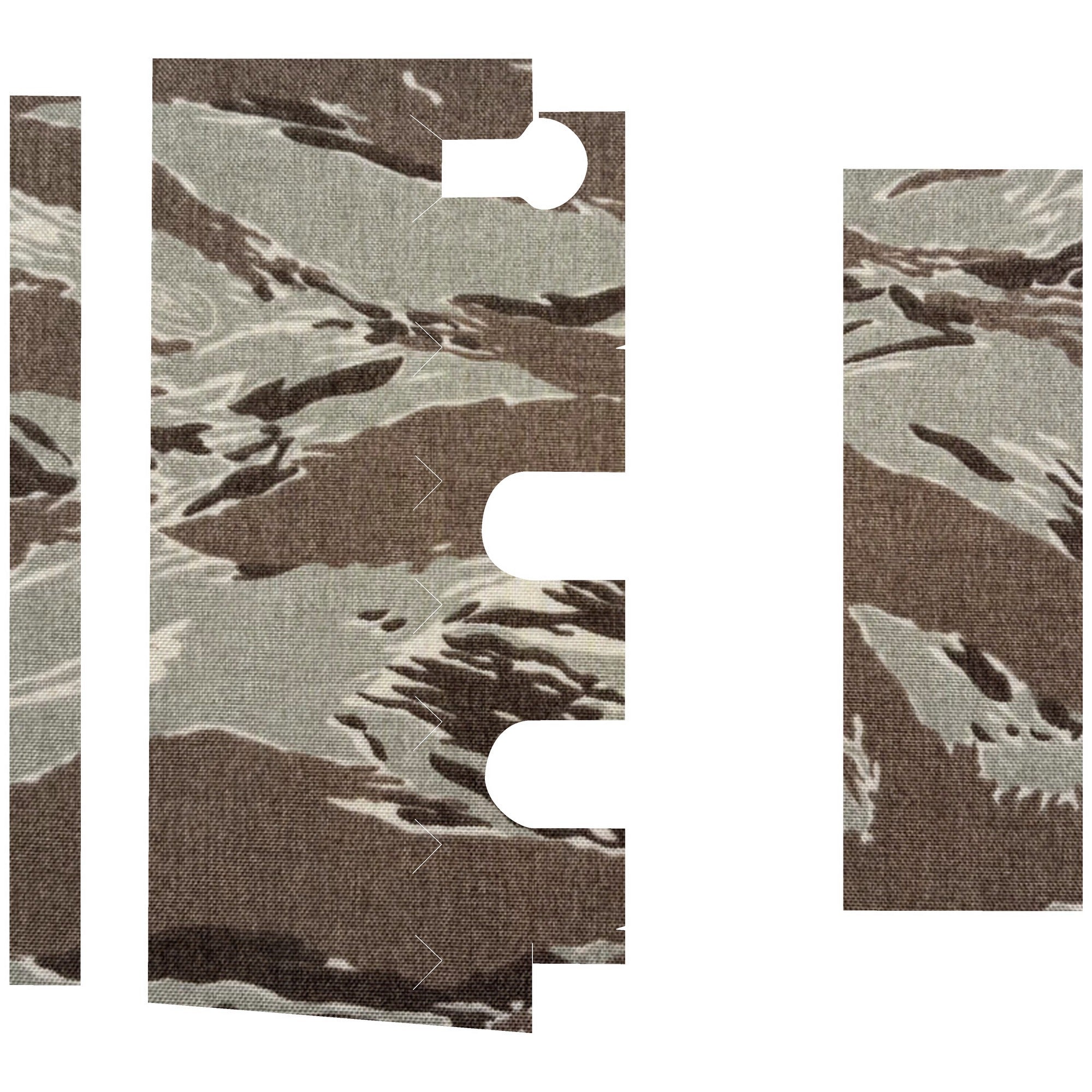 EOTECH G33 Magnifier optic wrap kit outline, Tiger Stripe (Desert)