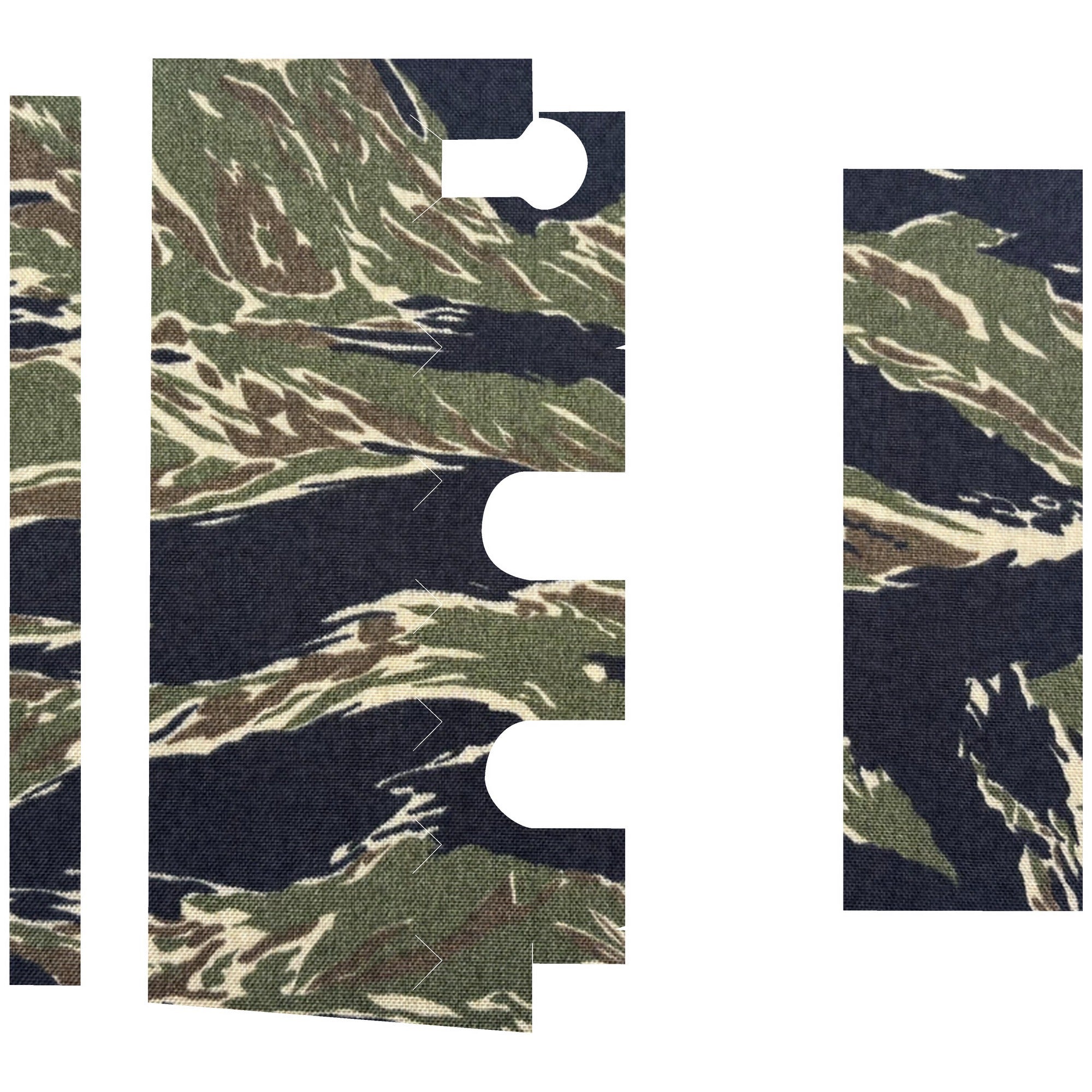 EOTECH G33 Magnifier optic wrap kit outline, Tiger Stripe (Green/Black)