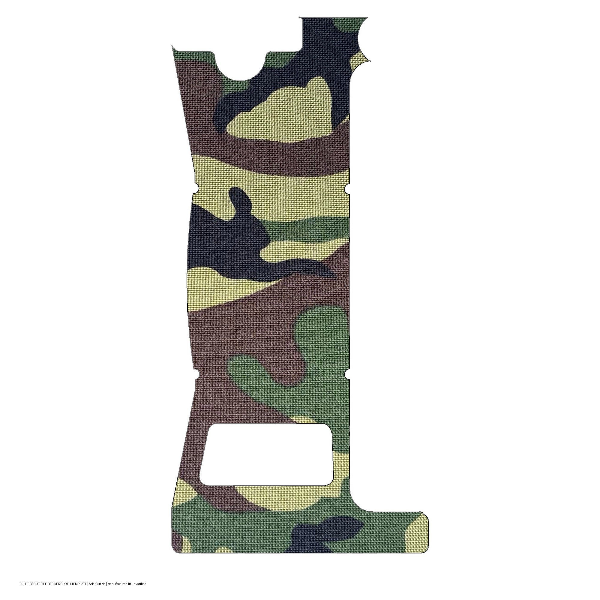 Holosun EPS optic wrap kit outline, M81 Woodland (Solar Cut: No)