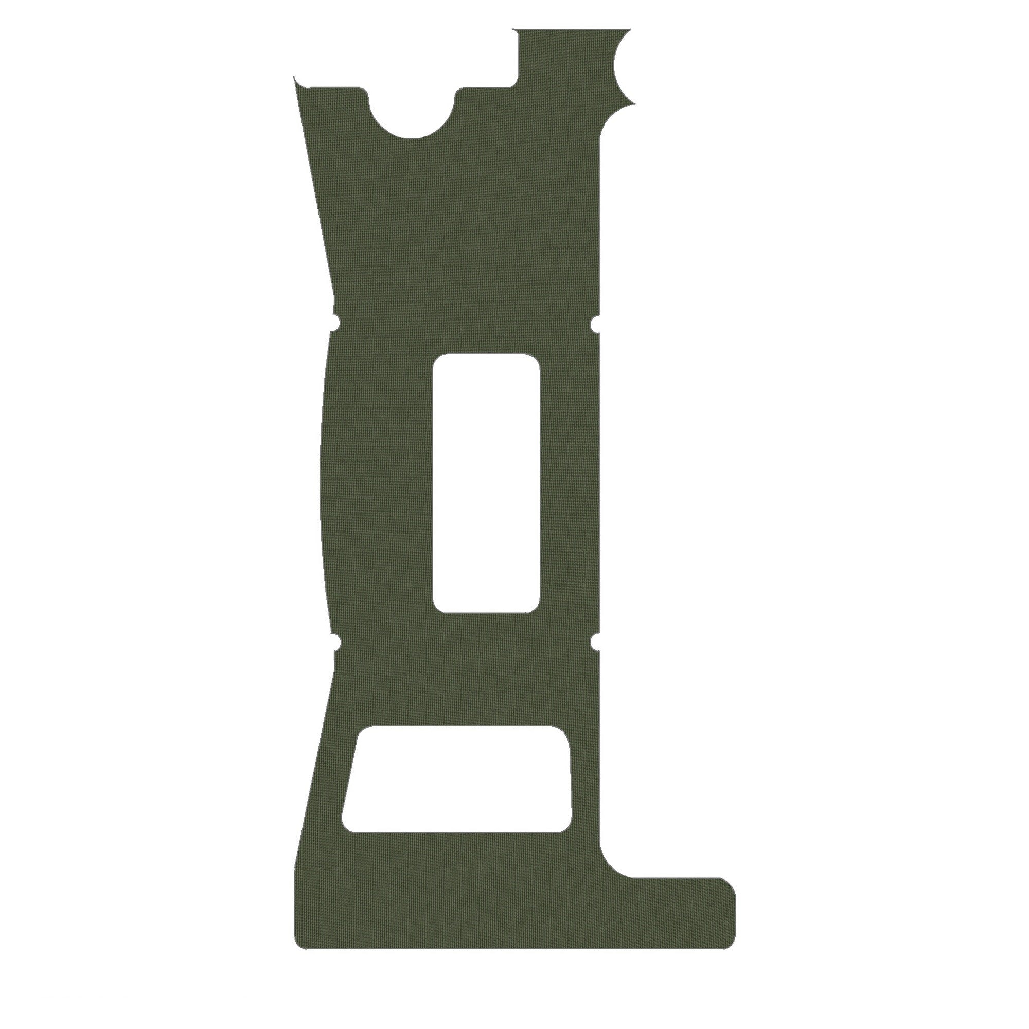 Holosun EPS optic wrap kit outline, OD Green (Solar Cut: Yes)