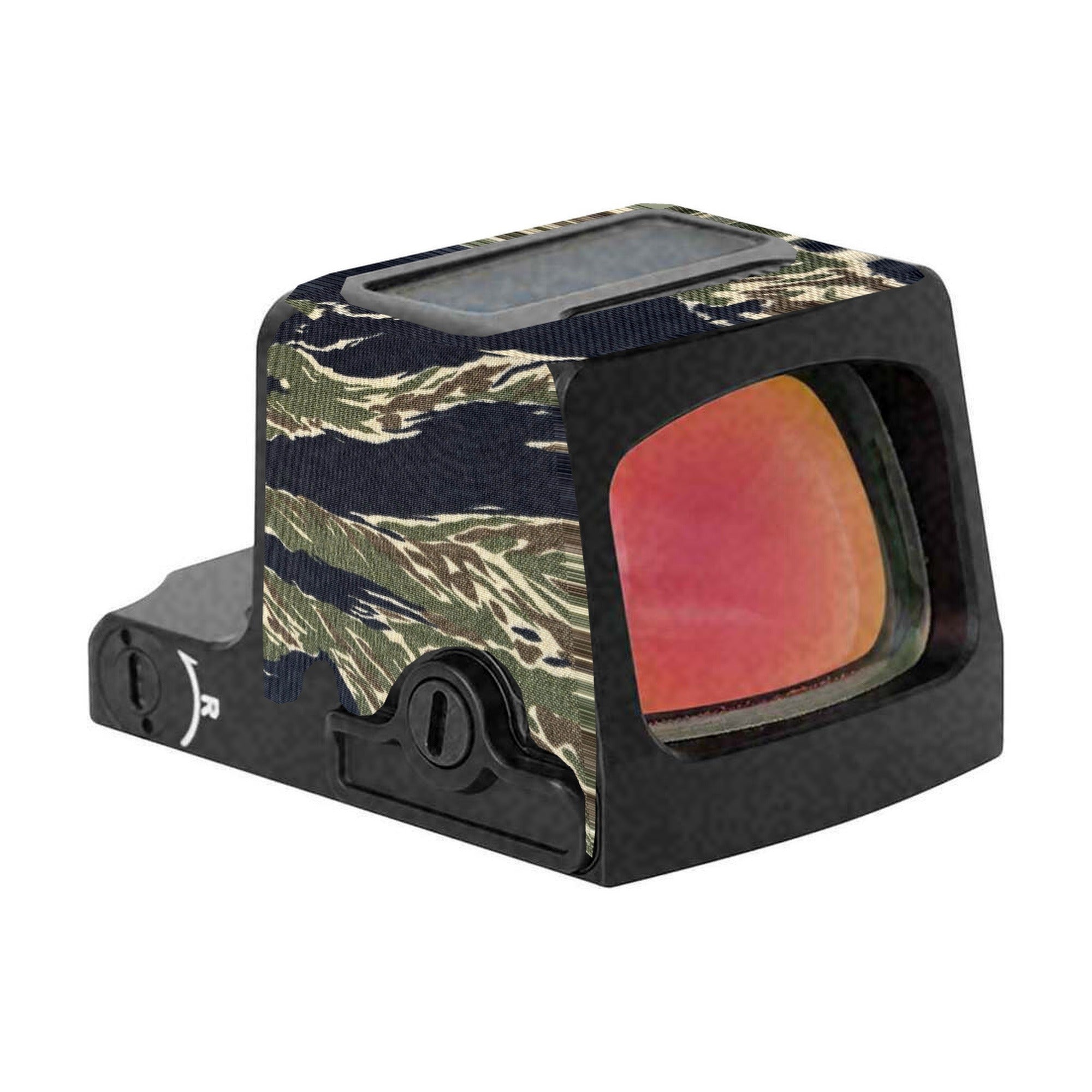 Holosun EPS Cordura optic wrap, Tiger Stripe (Green/Black) (Solar Cut: Yes)