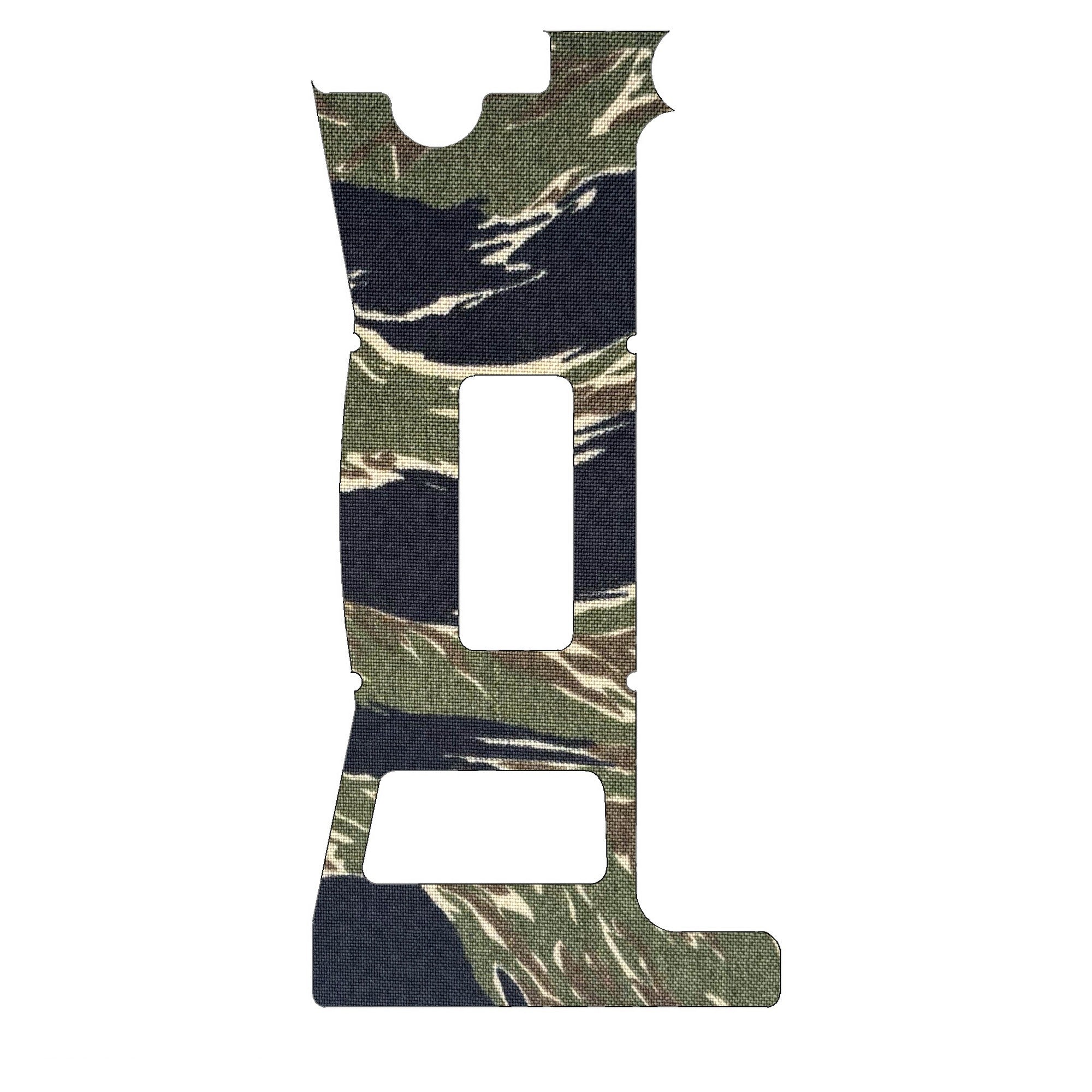 Holosun EPS optic wrap kit outline, Tiger Stripe (Green/Black) (Solar Cut: Yes)