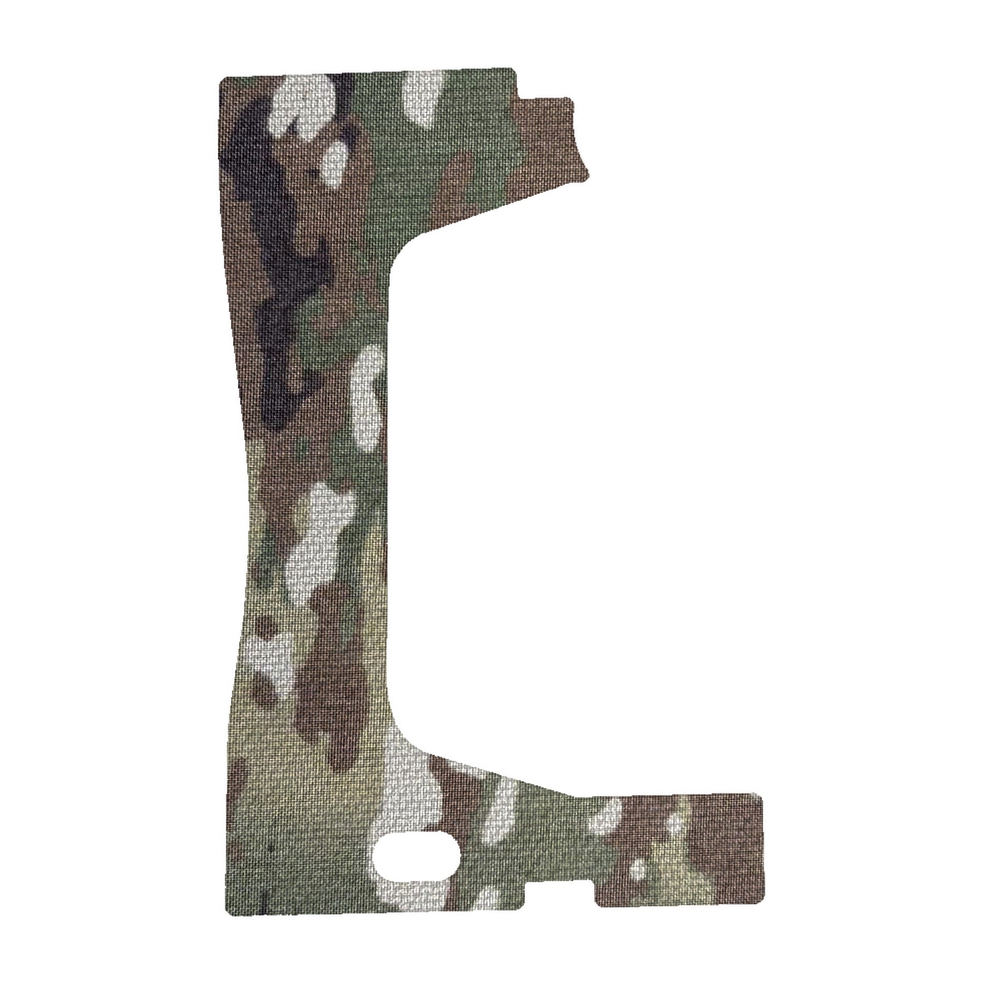 Burris Fastfire 3 optic wrap kit outline, MultiCam