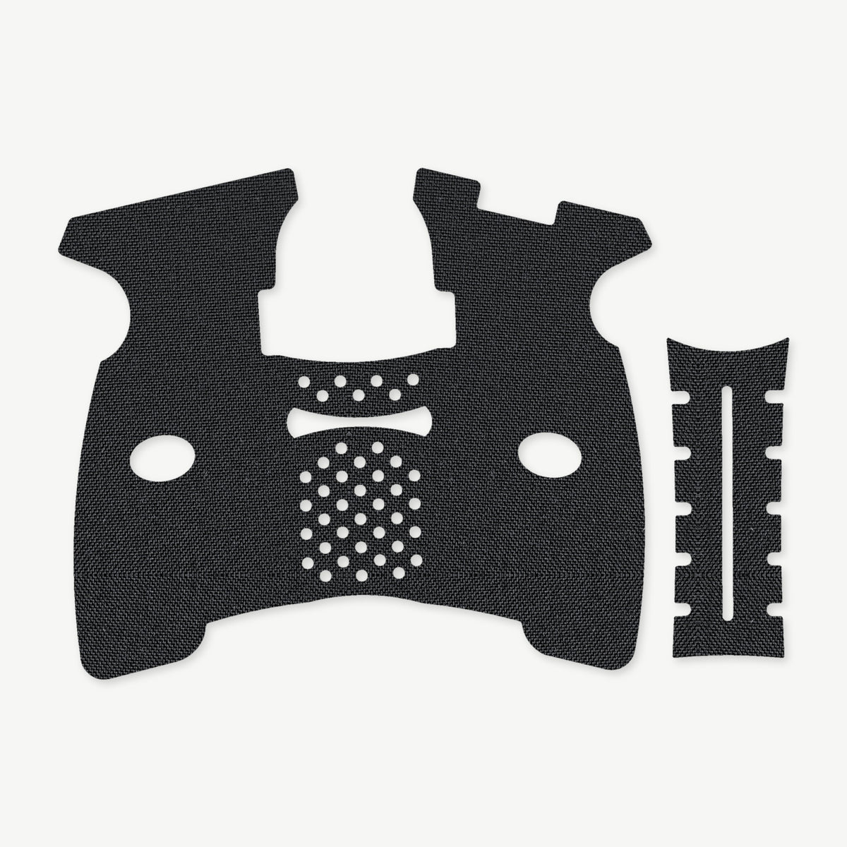 Grip Kit for FN 57 - die-cut Cordura 1000D kit pieces in Black - Combat Textiles