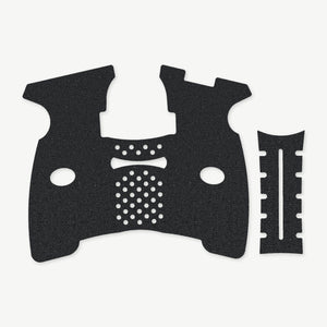 Grip Kit for FN 57 - die-cut Cordura 1000D kit pieces in Black - Combat Textiles