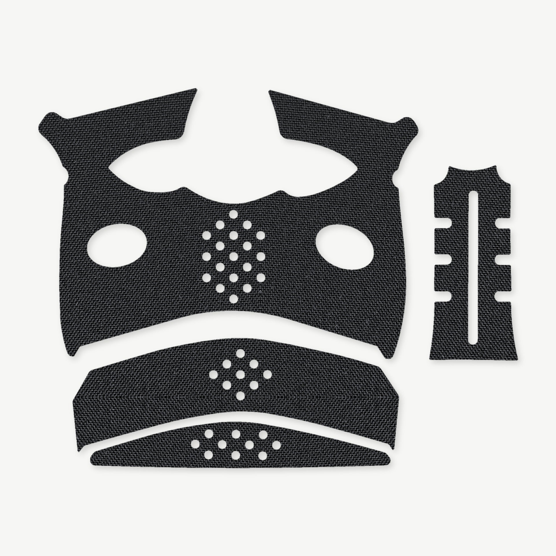 Grip Kit for FN REFLEX - die-cut Cordura 1000D kit pieces in Black - Combat Textiles