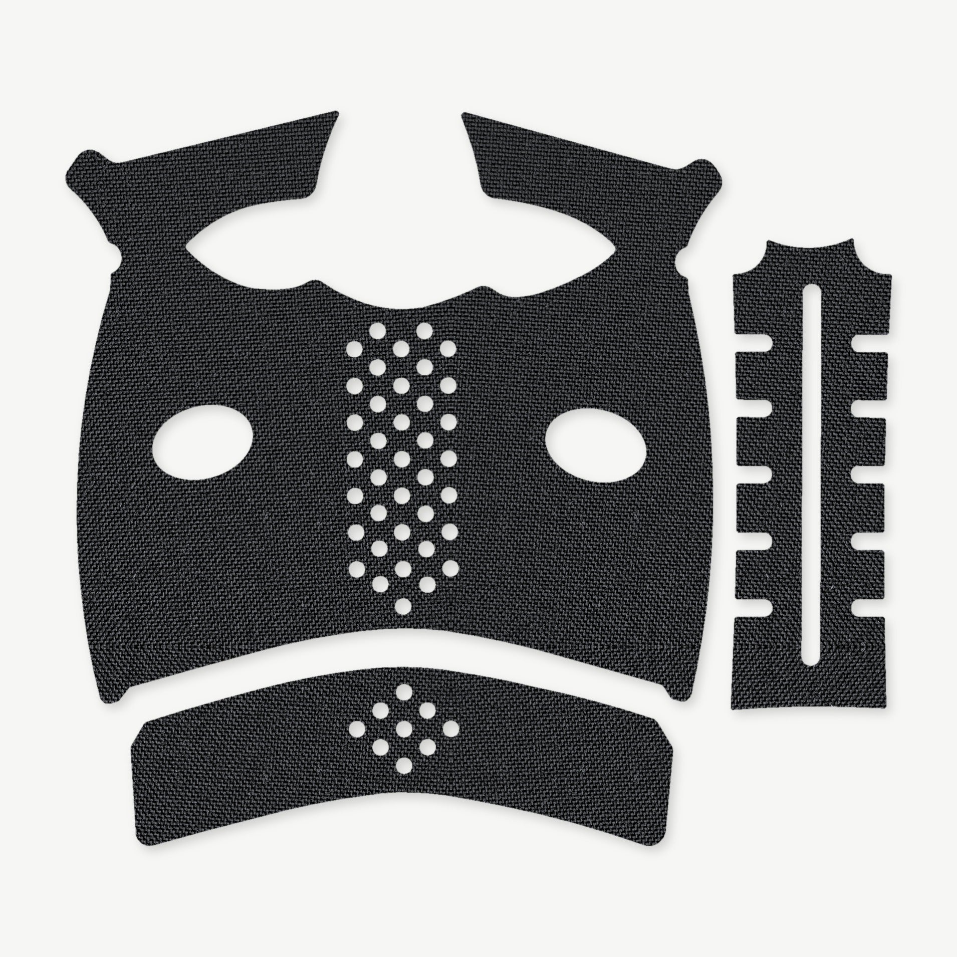 Grip Kit for FN REFLEX XL - die-cut Cordura 1000D kit pieces in Black - Combat Textiles