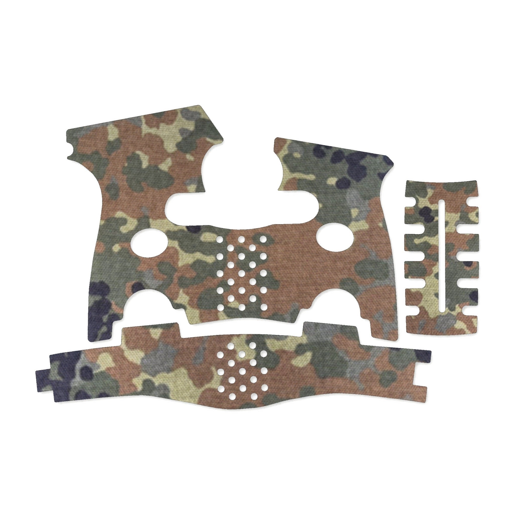 FN 503 grip wrap kit outline, Flecktarn