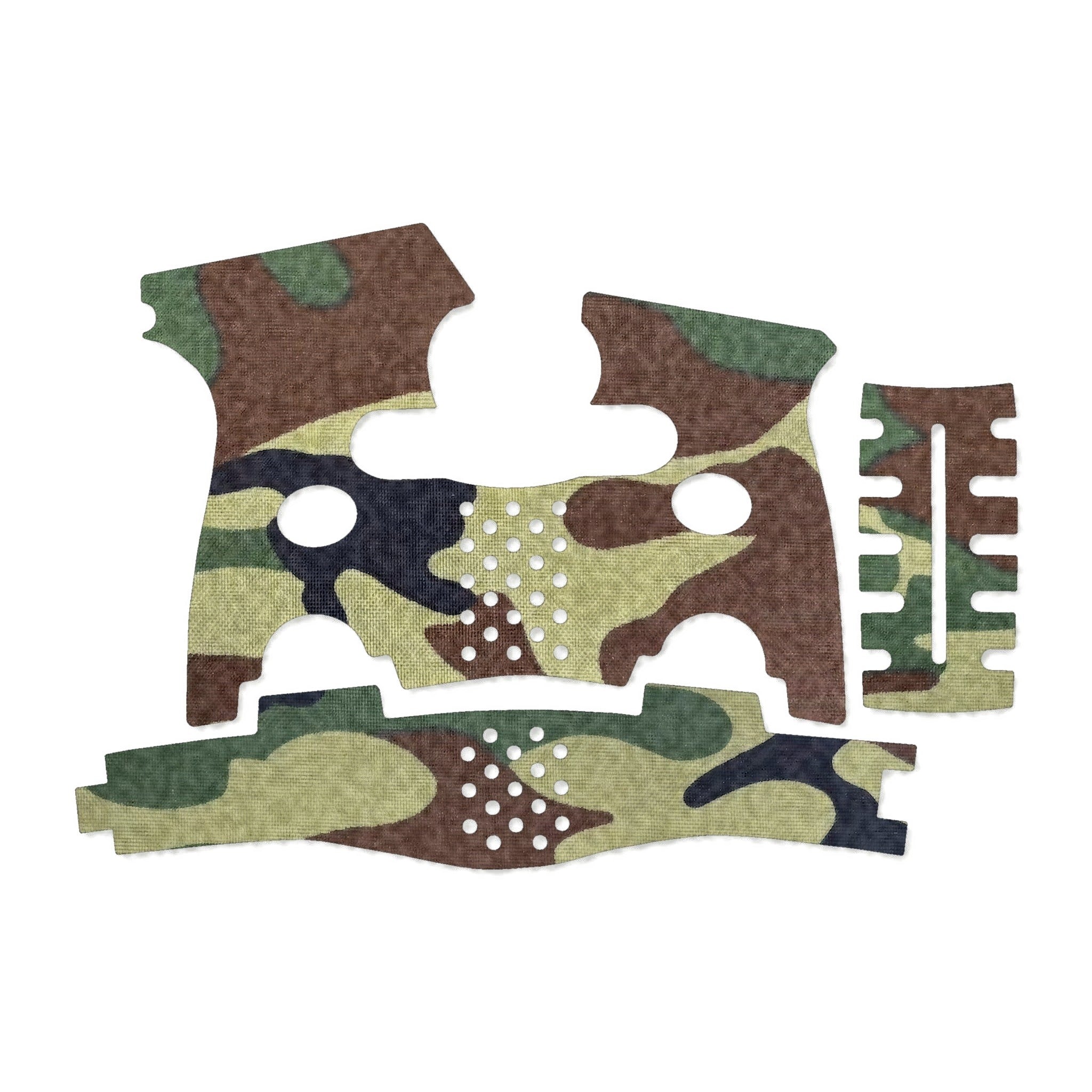 FN 503 grip wrap kit outline, M81 Woodland