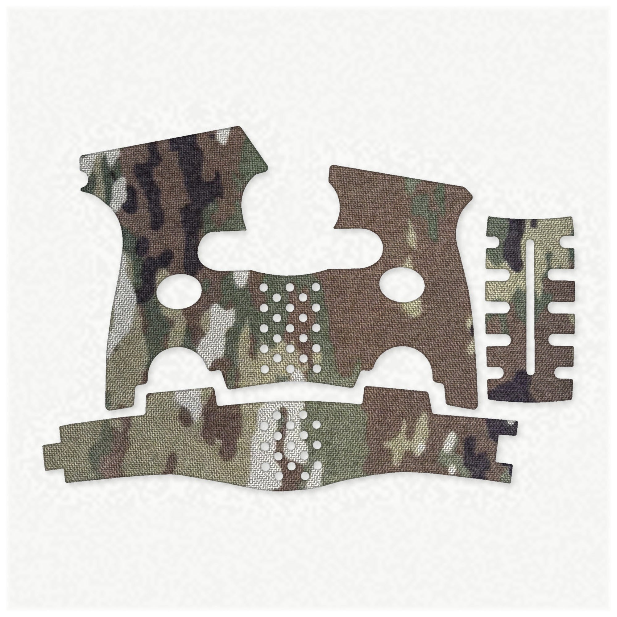 FN 503 grip wrap kit outline, MultiCam