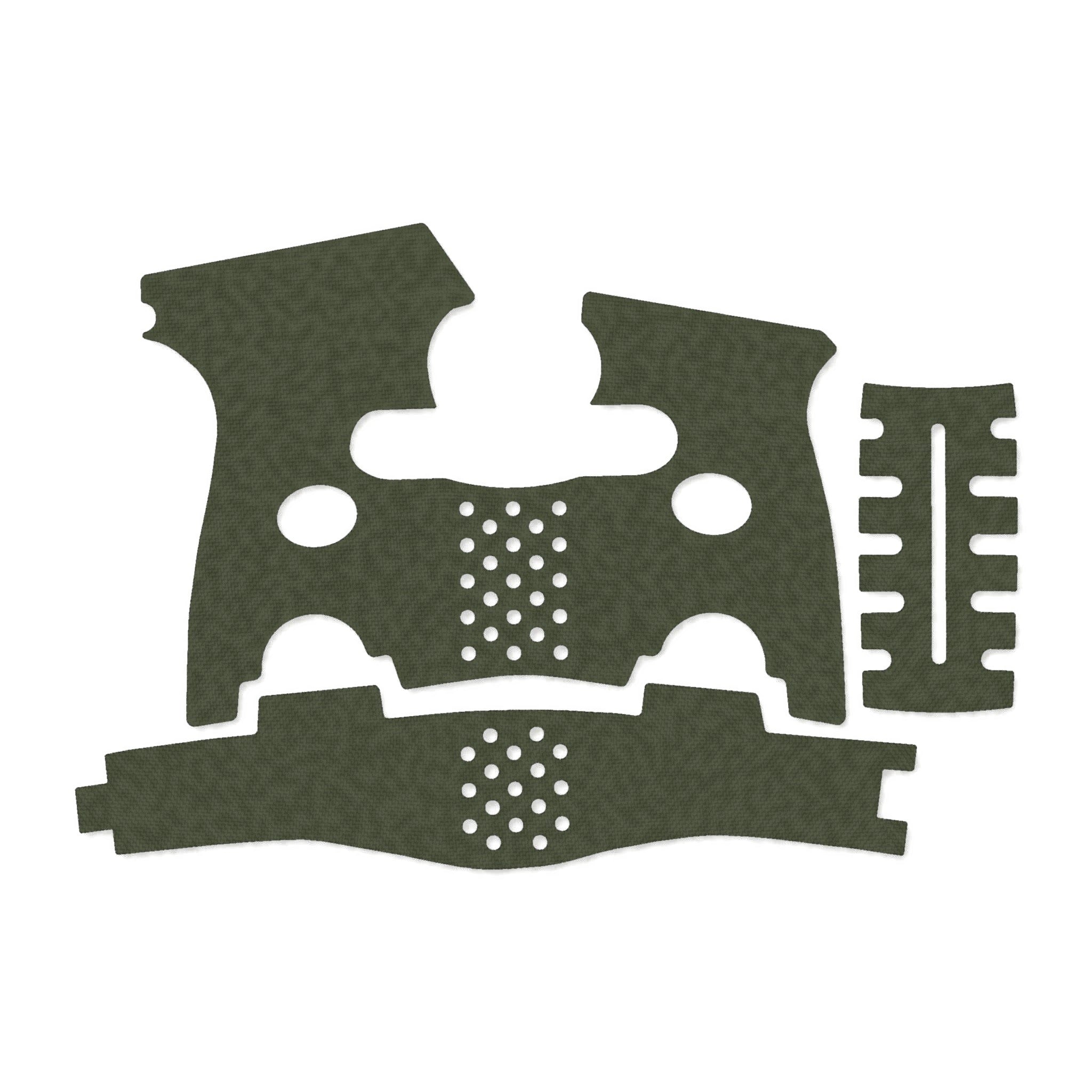 FN 503 grip wrap kit outline, OD Green