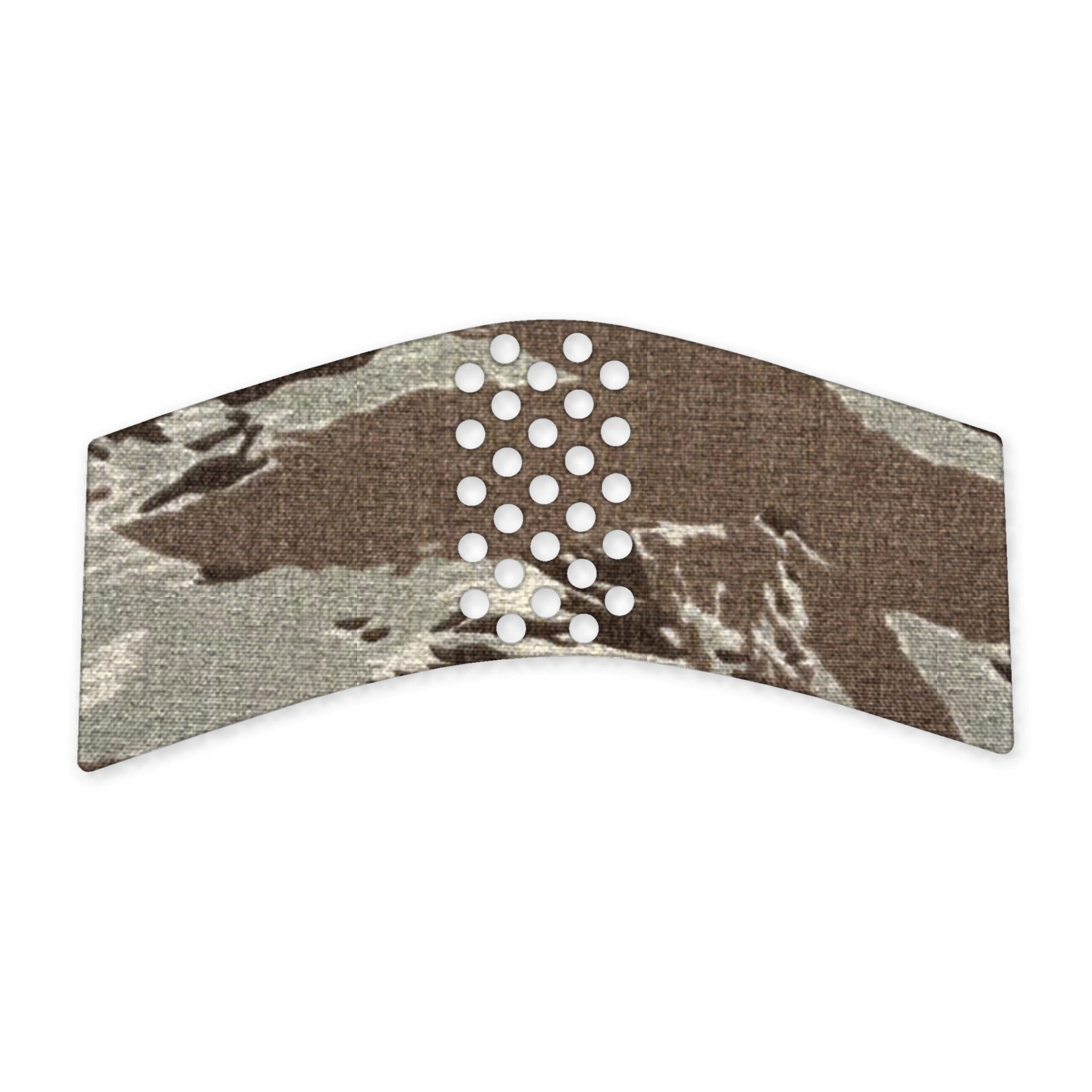 FN 510 (22-Round Extended Magazine) mag wrap kit outline, Tiger Stripe (Desert)