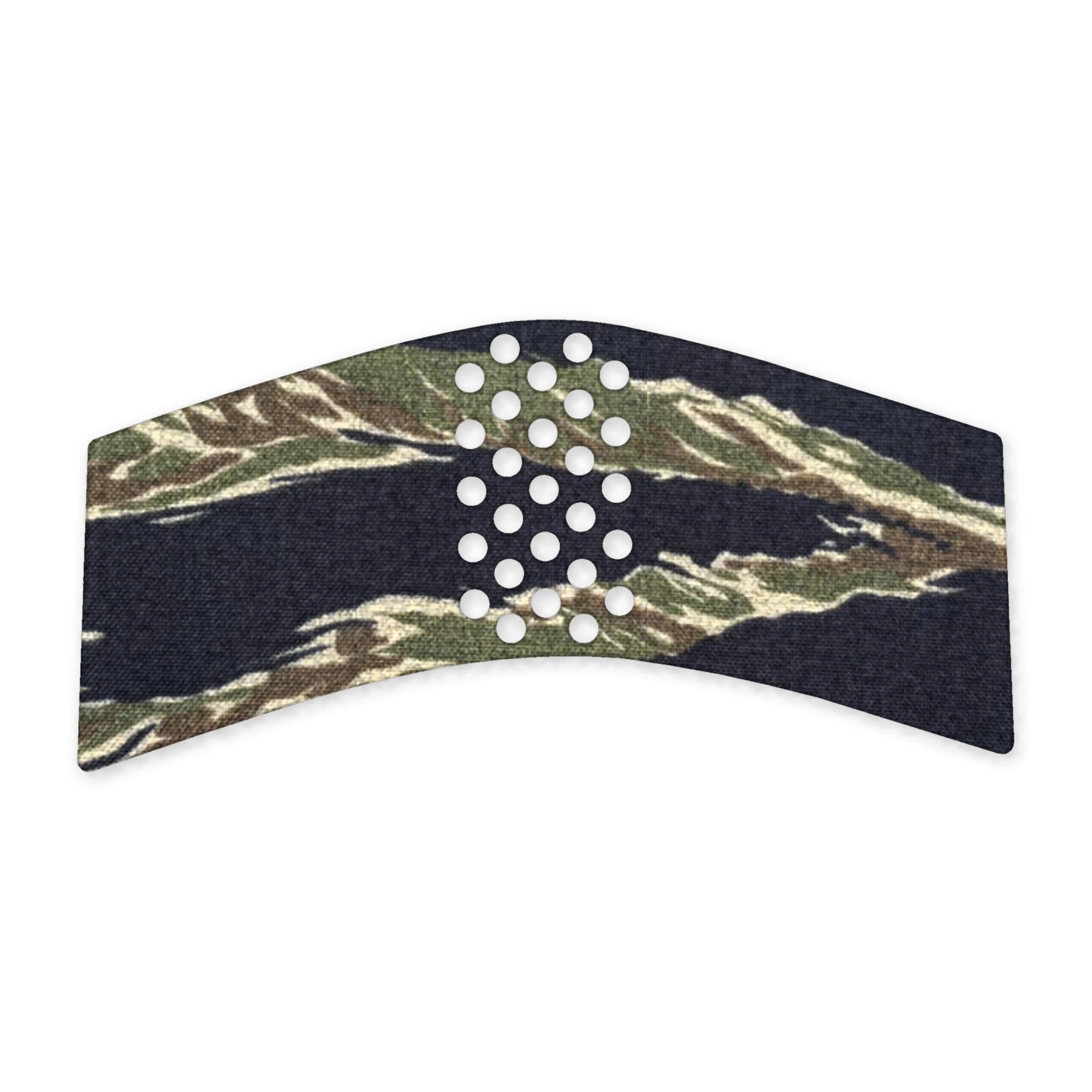FN 510 (22-Round Extended Magazine) mag wrap kit outline, Tiger Stripe (Green/Black)