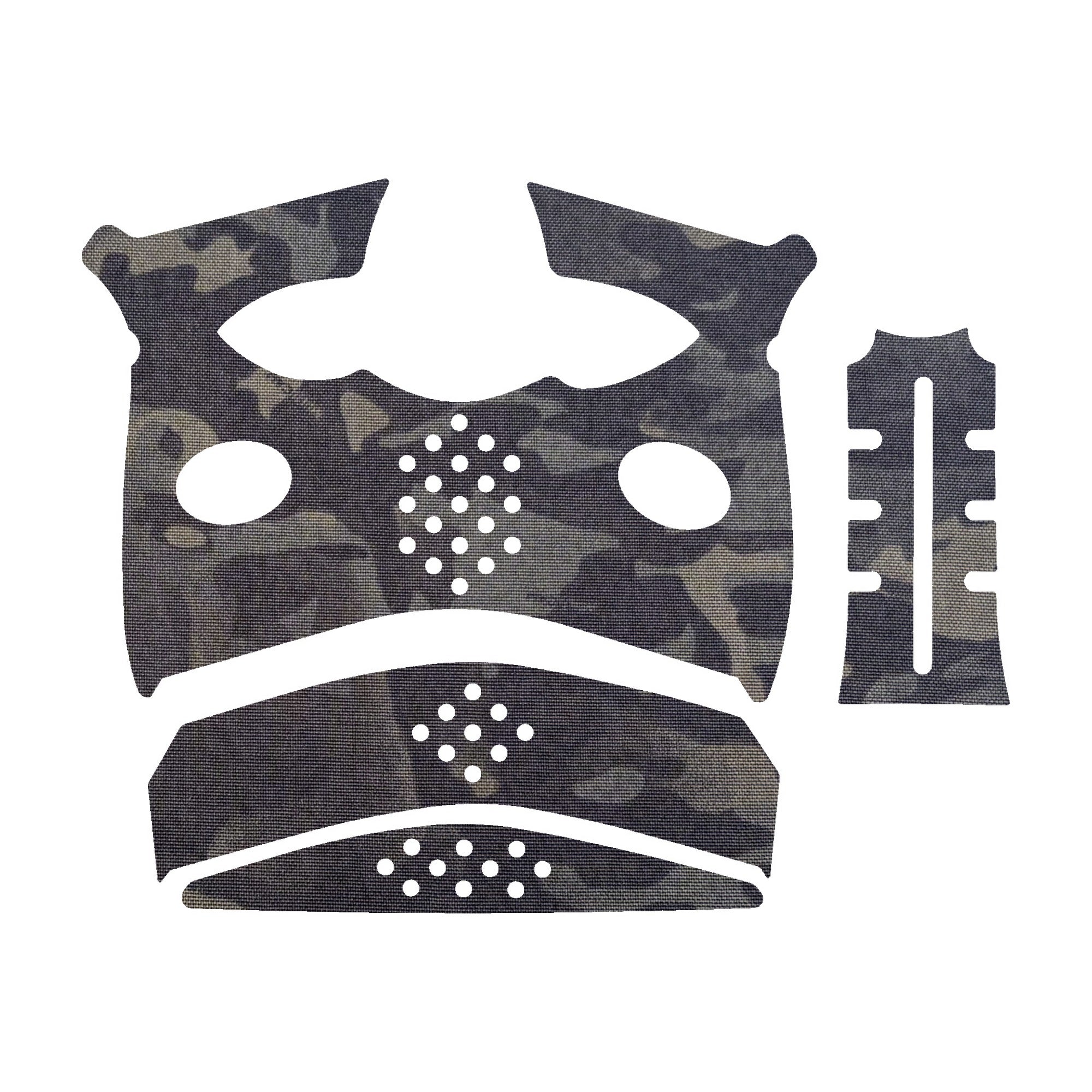 FN REFLEX grip wrap kit outline, MultiCam Black
