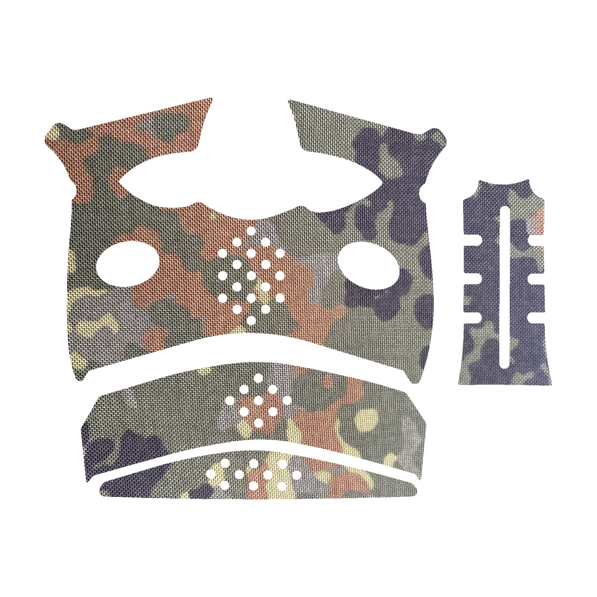 FN REFLEX grip wrap kit outline, Flecktarn