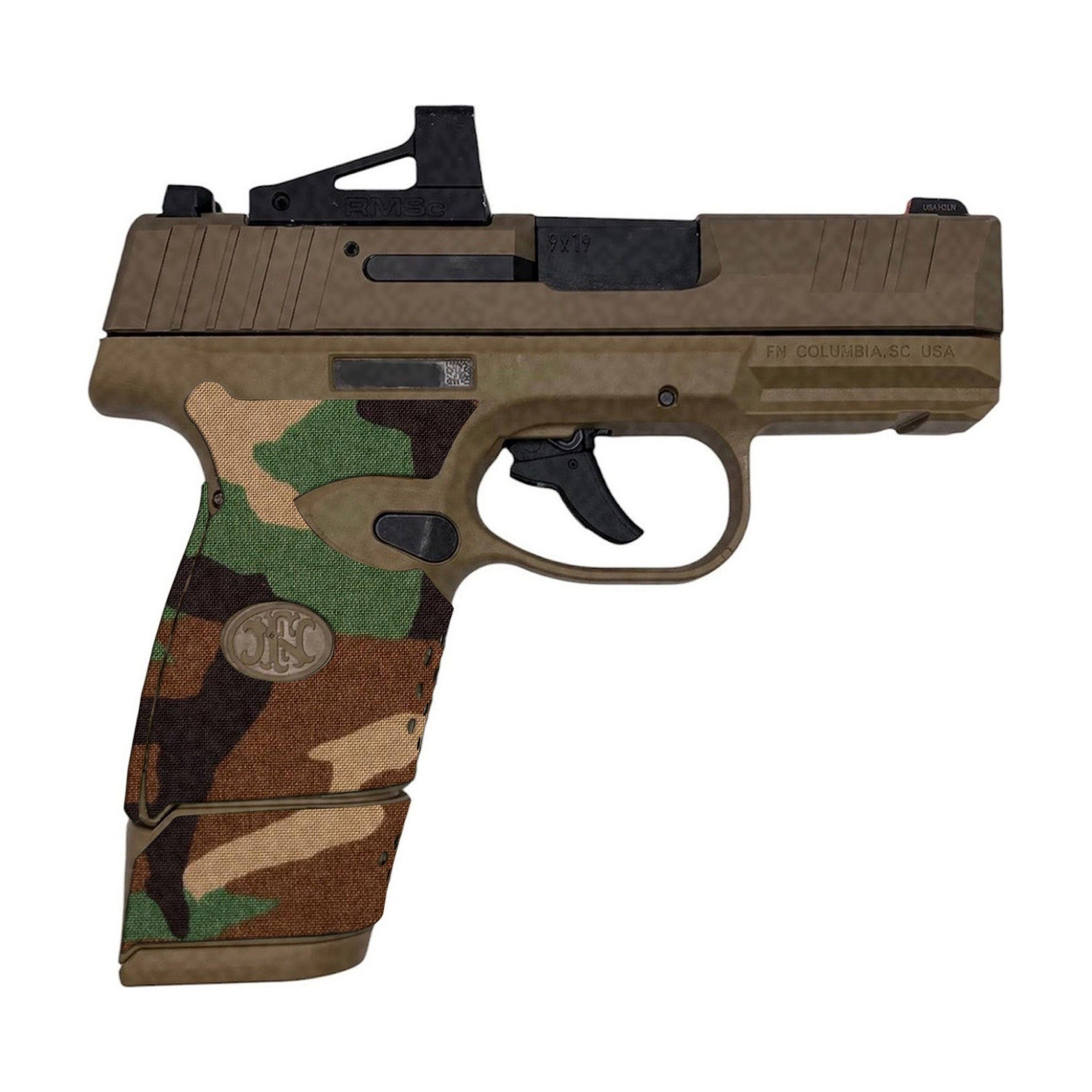 FN REFLEX Cordura grip wrap, M81 Woodland