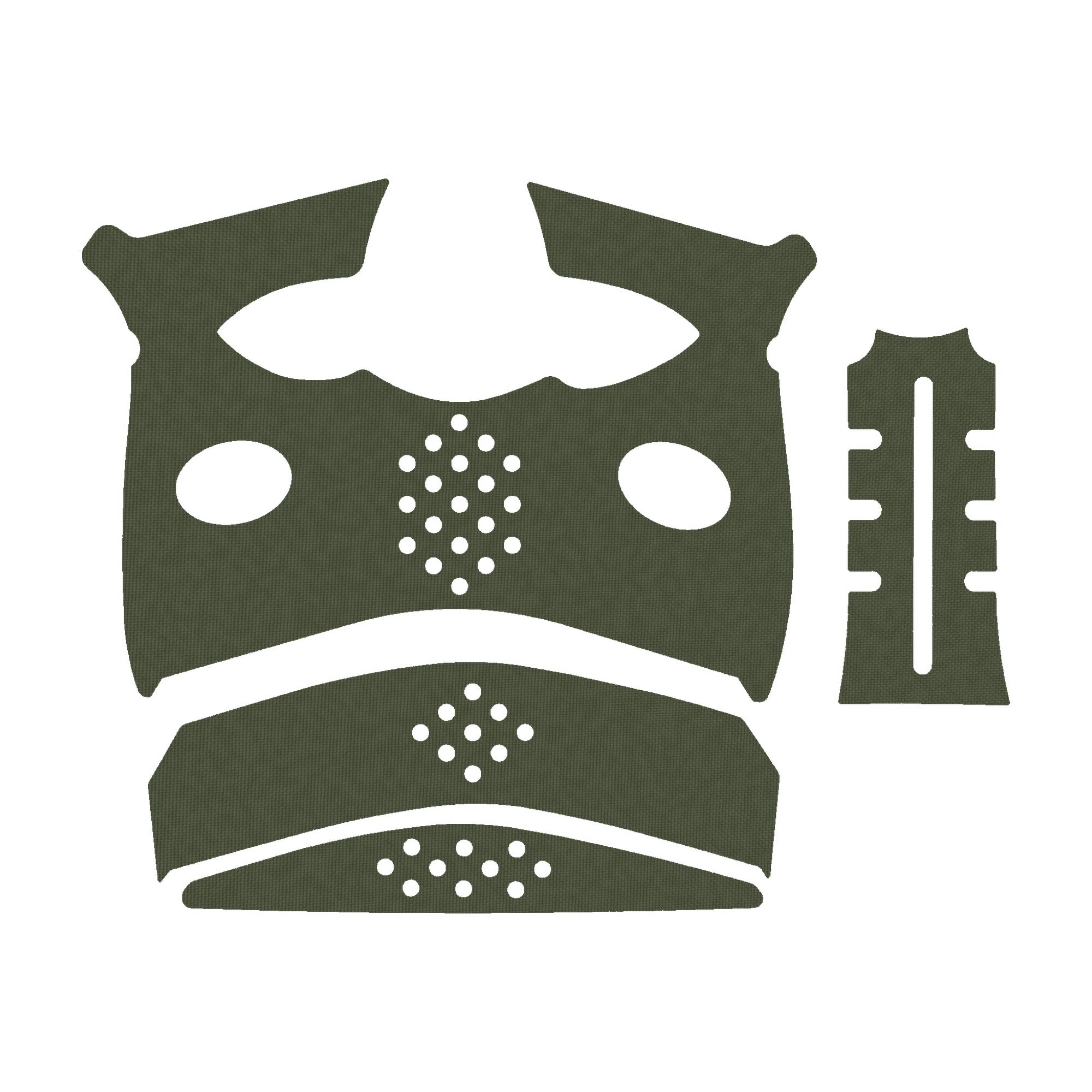 FN REFLEX grip wrap kit outline, OD Green