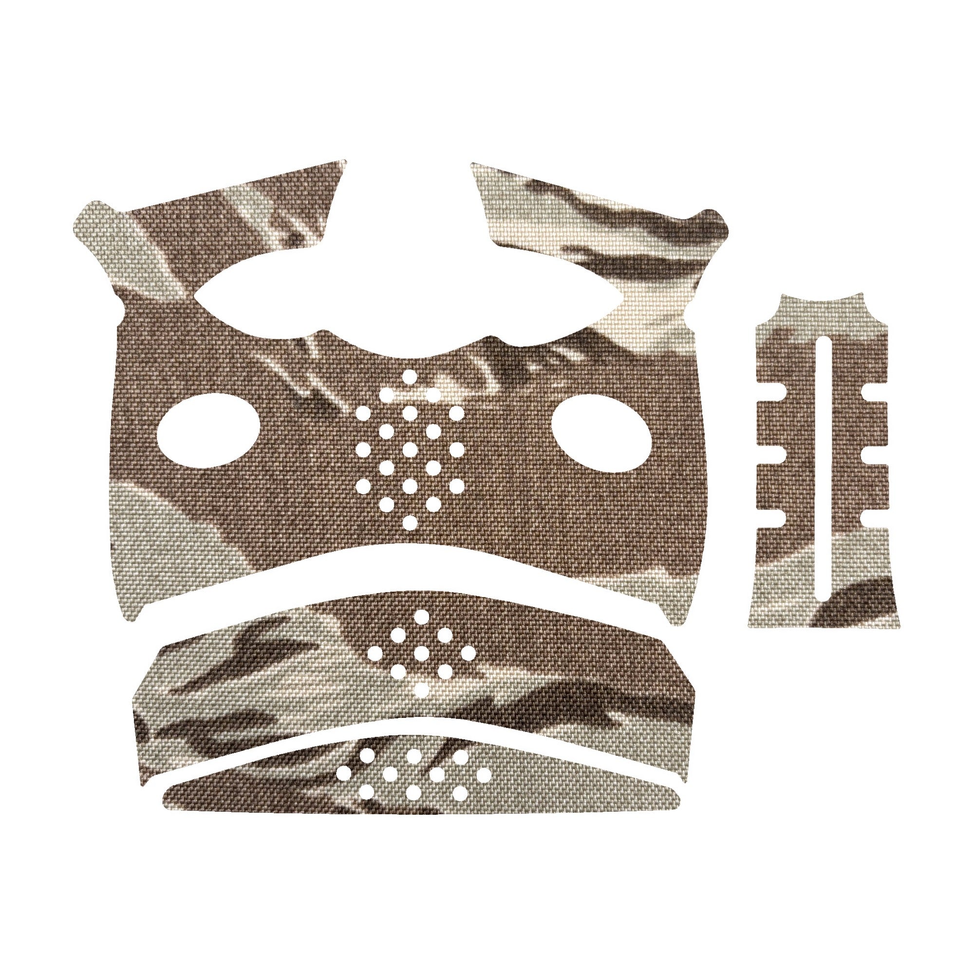 FN REFLEX grip wrap kit outline, Tiger Stripe (Desert)